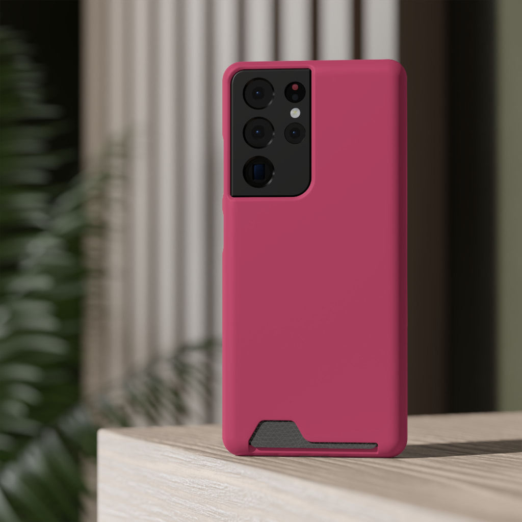 Raspberry Card Holder Phone Case
