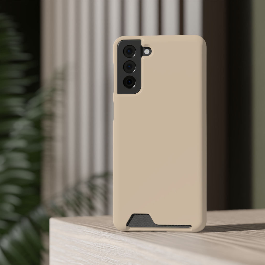 Beige Card-Holder Phone Case