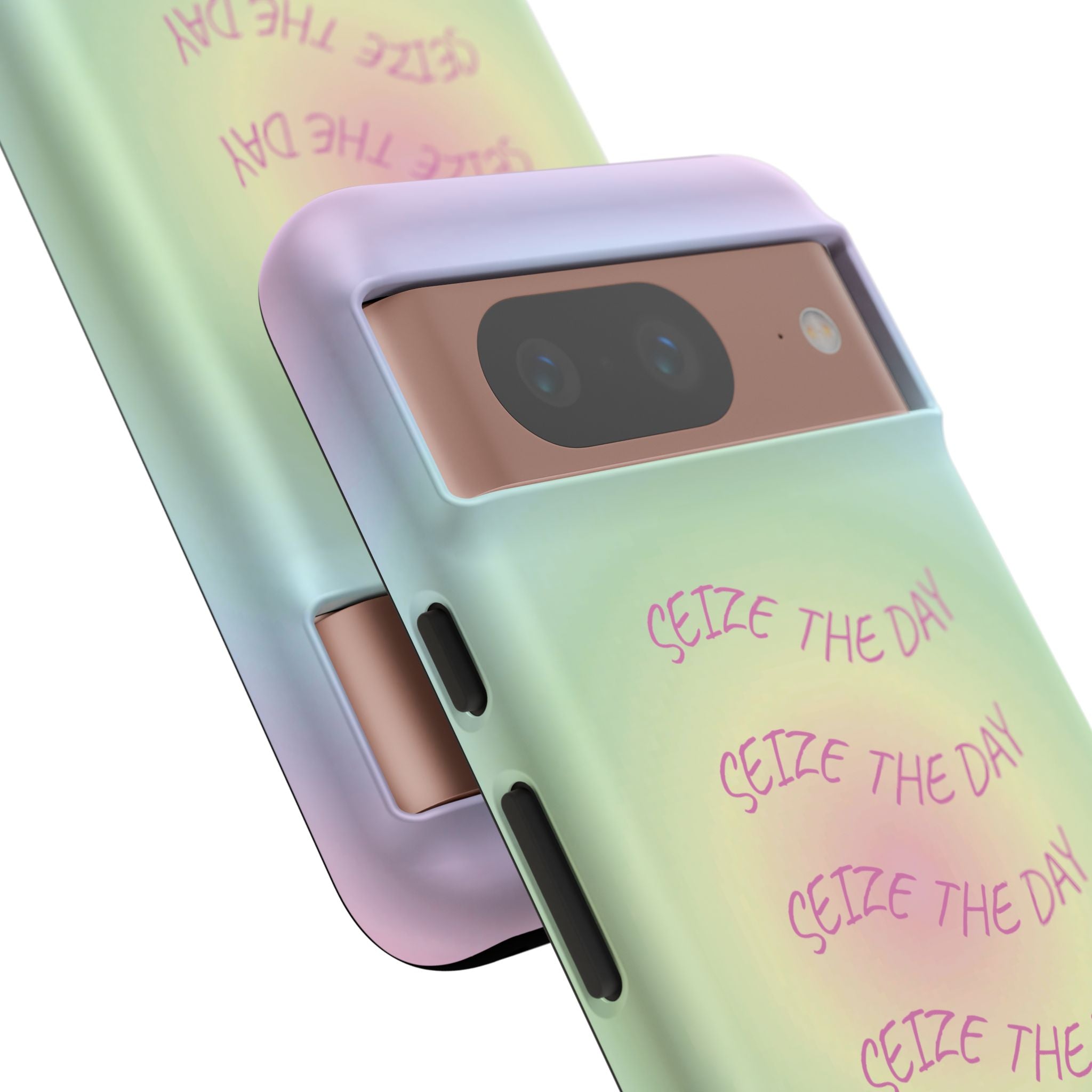 Bermuda Halo Seize The Day Pastel Gradient Tough Phone Case