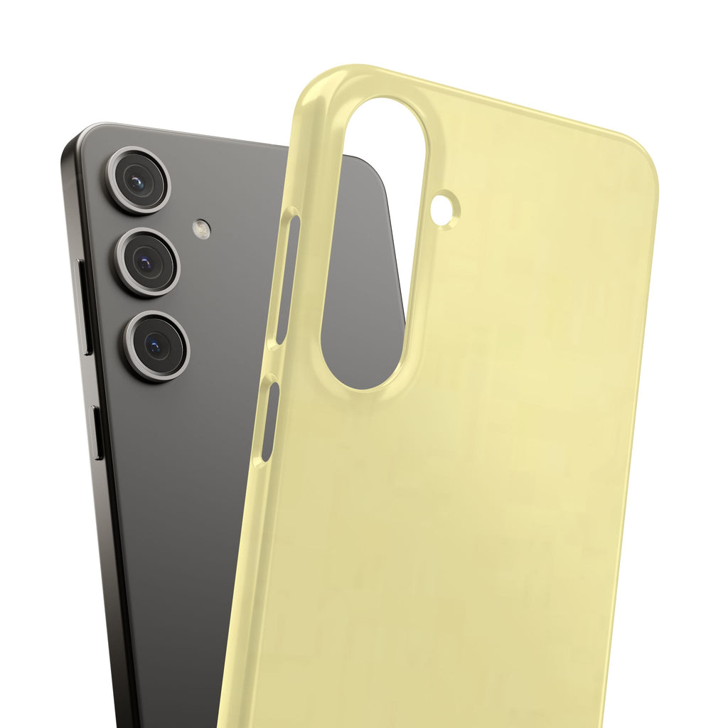 Pale Yellow Snap Phone Case