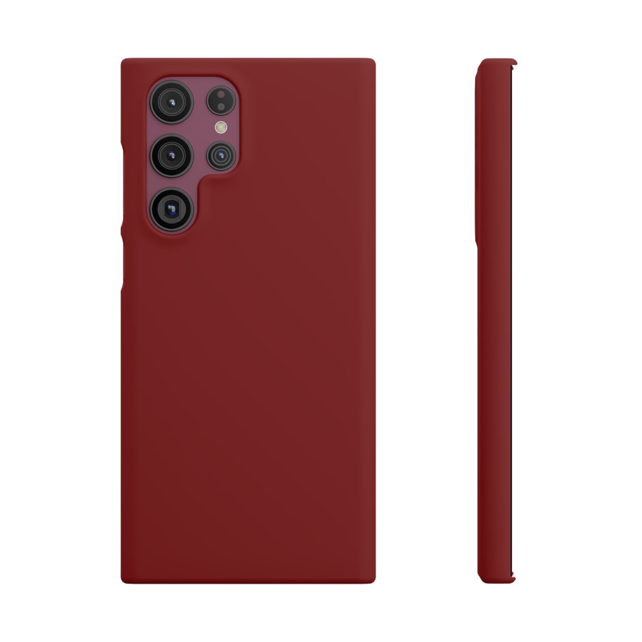 Dark Red Snap Phone Case