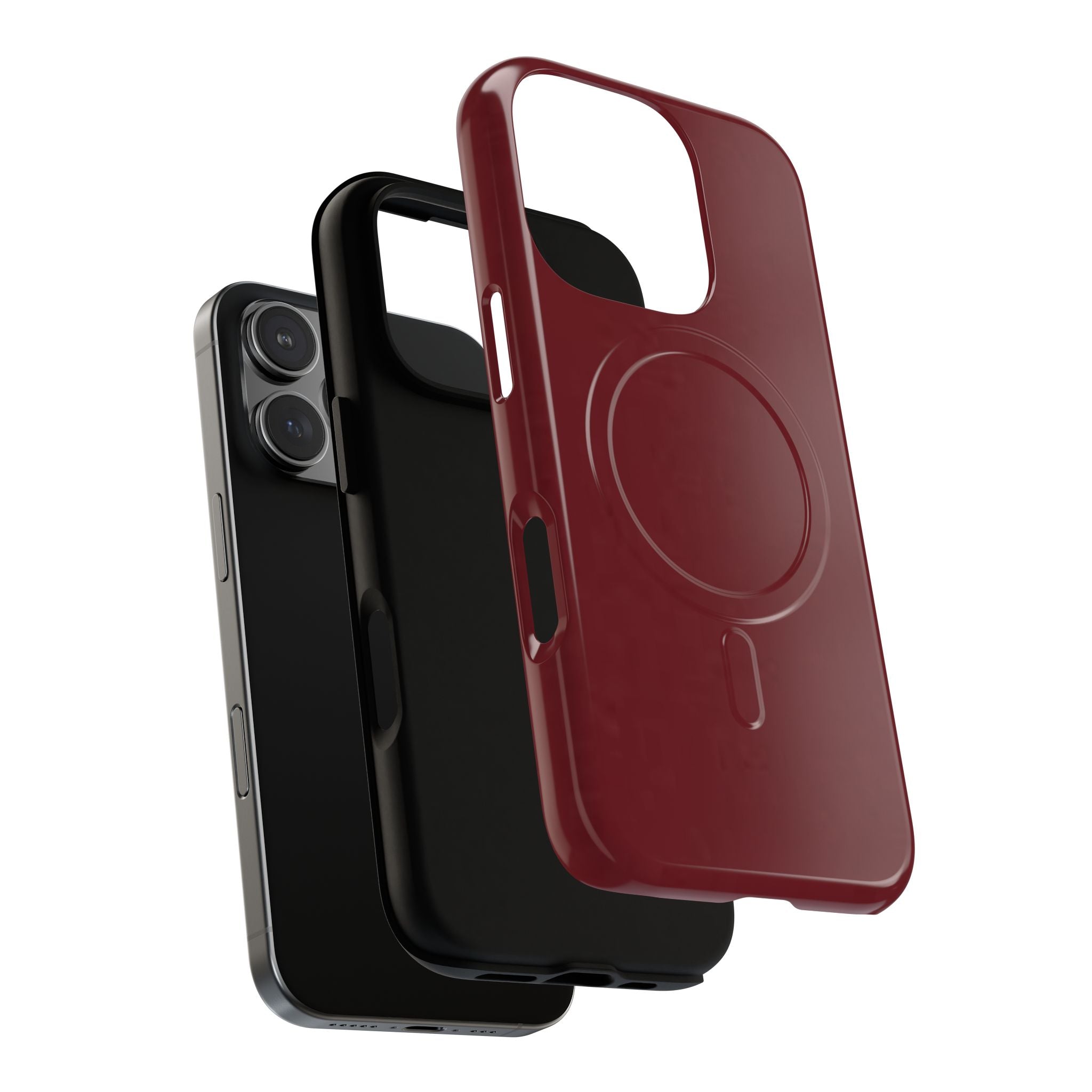Dark Cherry MagSafe Protective Phone Case