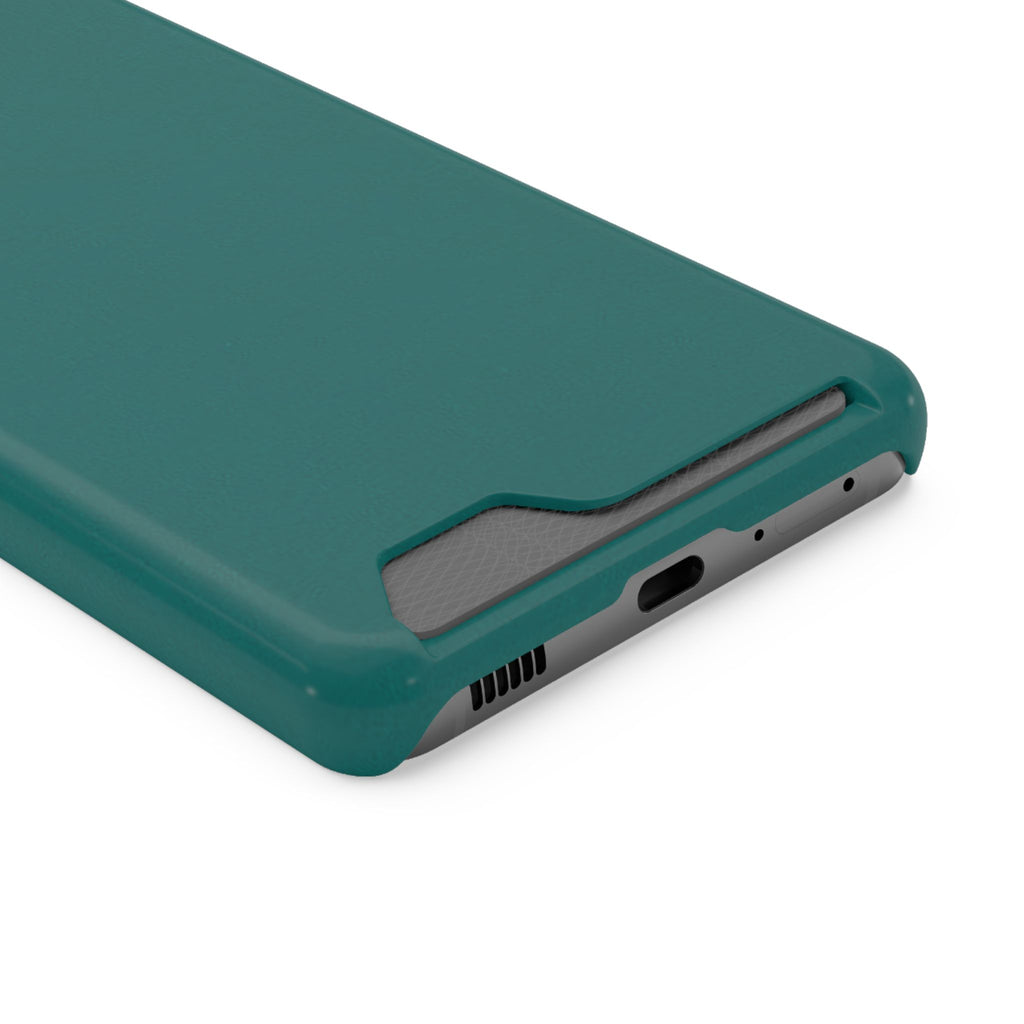 Sea Green Card Holder Phone Case