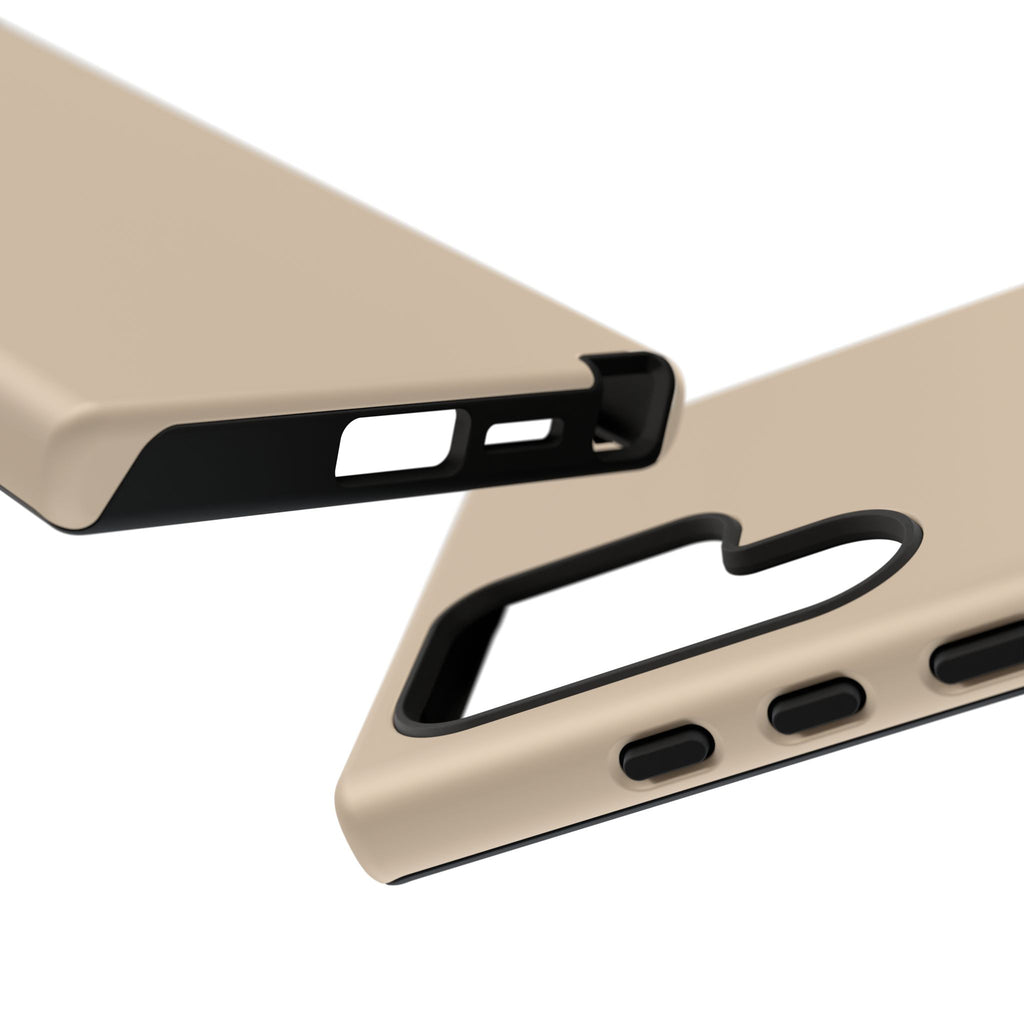 Beige Protective Phone Case