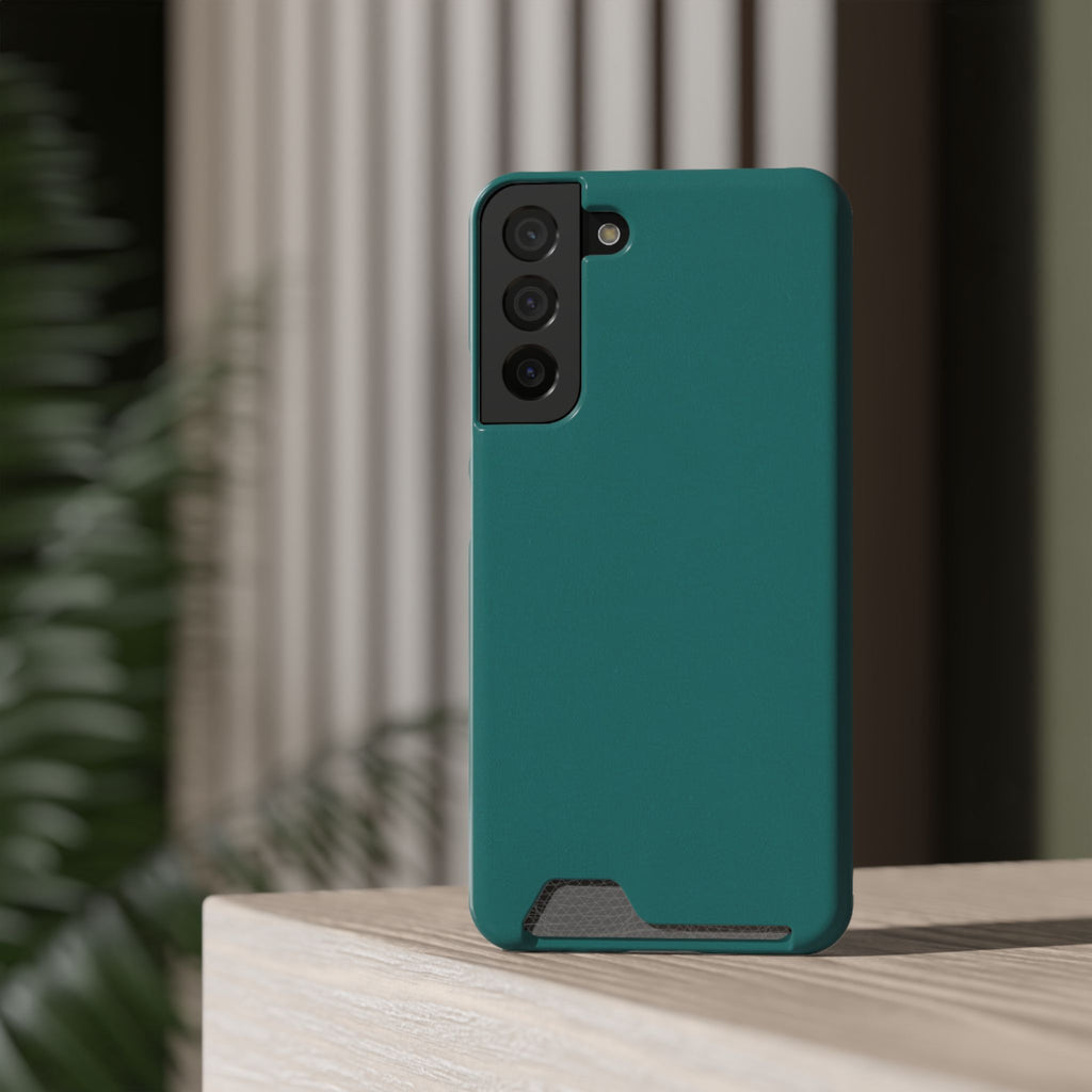 Sea Green Card Holder Phone Case