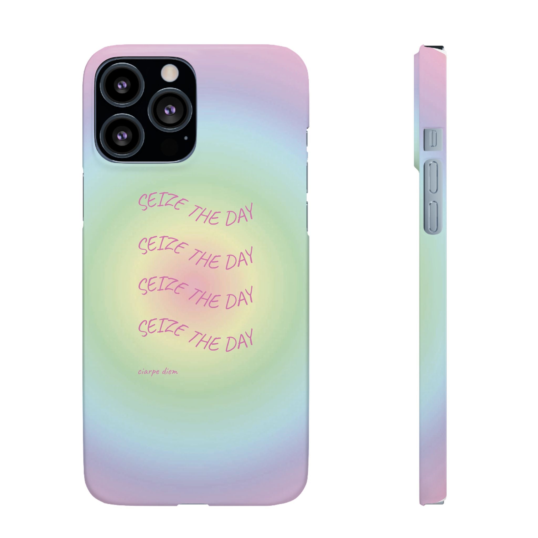 Carpe Diem Bermuda Halo Gradient Snap Phone Case