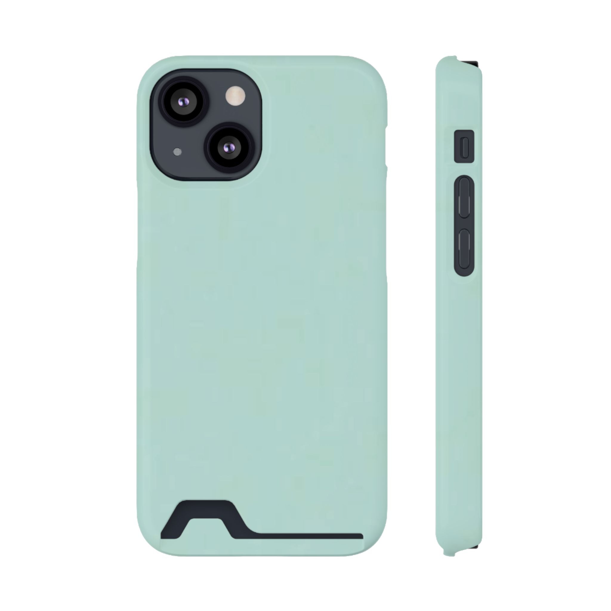 Light Mint Card Holder Phone Case