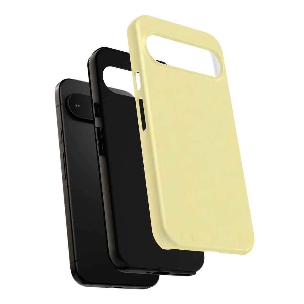 Pale Yellow Protective Phone Case