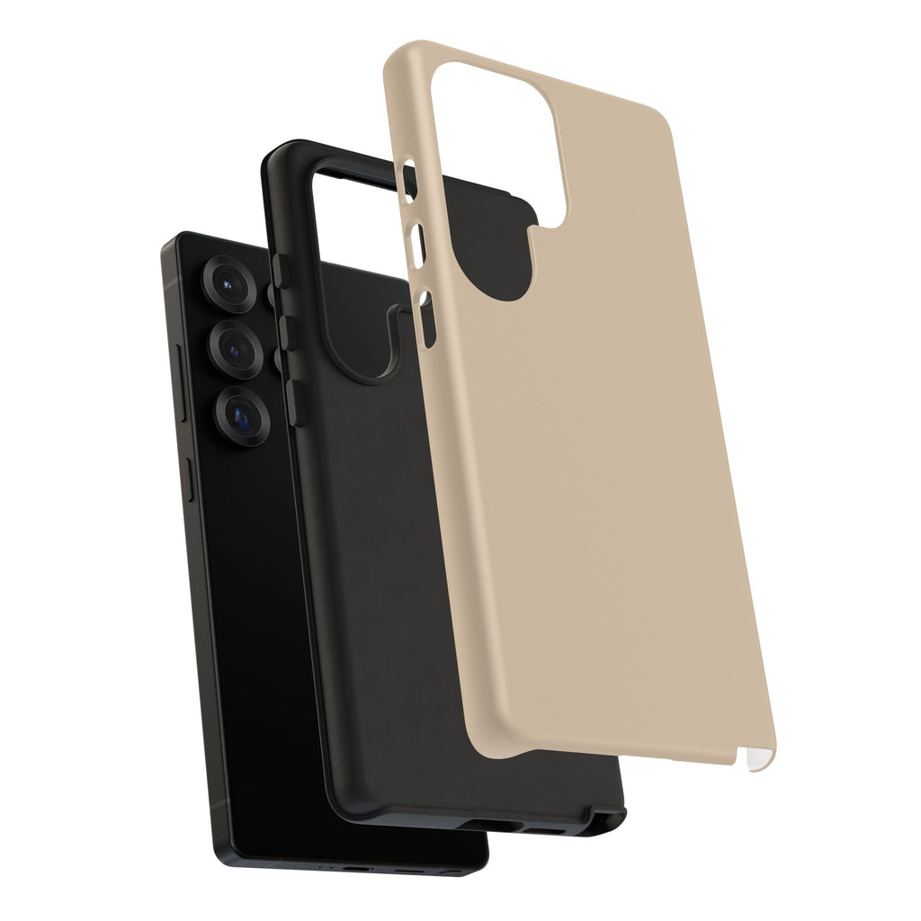 Beige Protective Phone Case