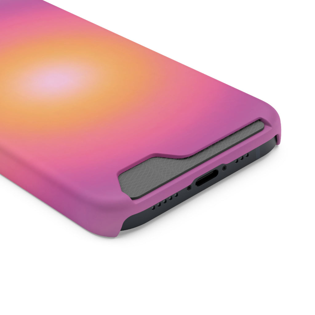 Sunset Gradient Phone Case with Card Holder