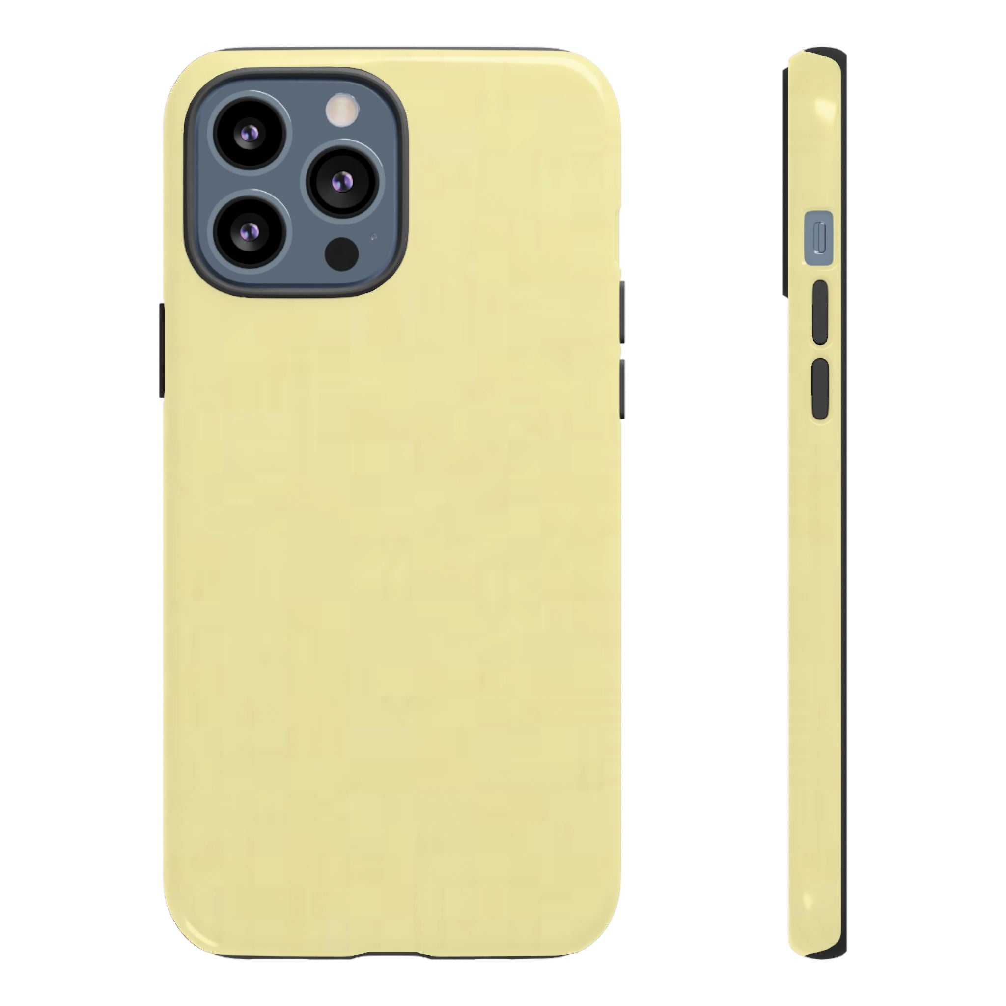 Pale Yellow Protective Phone Case