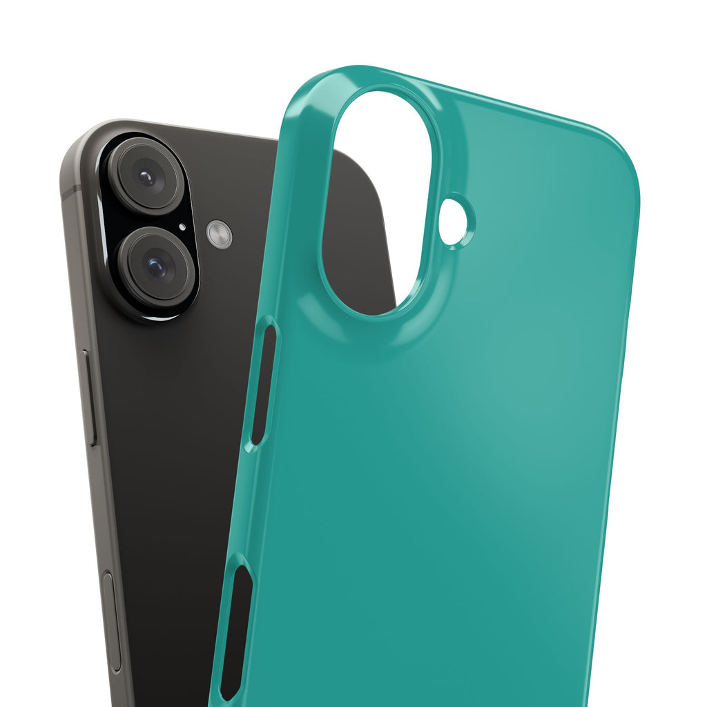 Teal Snap Phone Case
