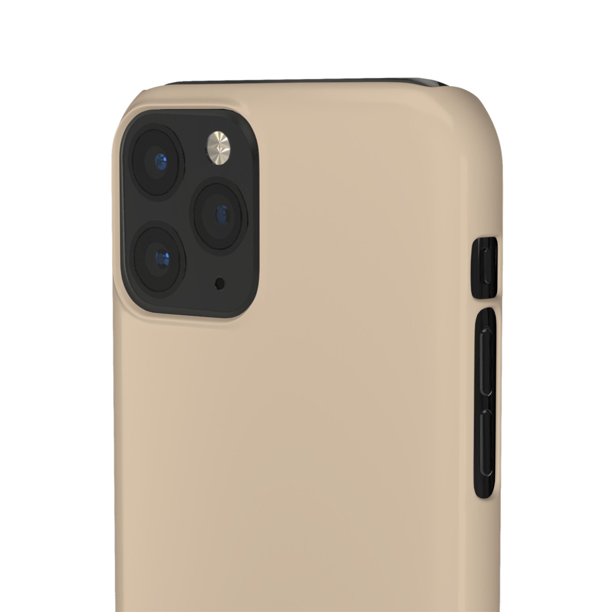Beige Snap Phone Case
