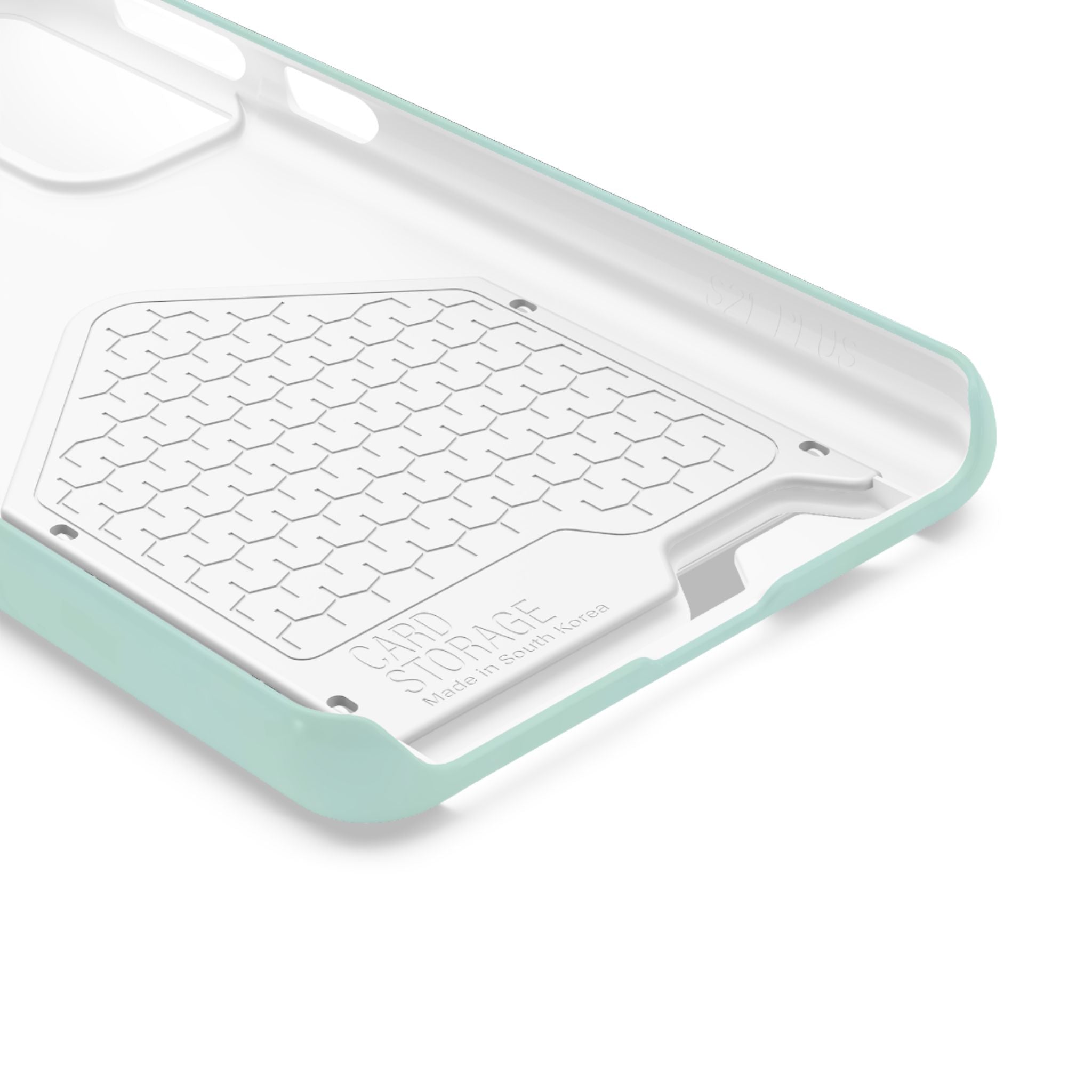 Light Mint Card Holder Phone Case