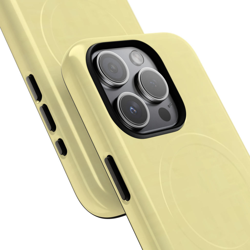 Pale Yellow MagSafe Protective Phone Case
