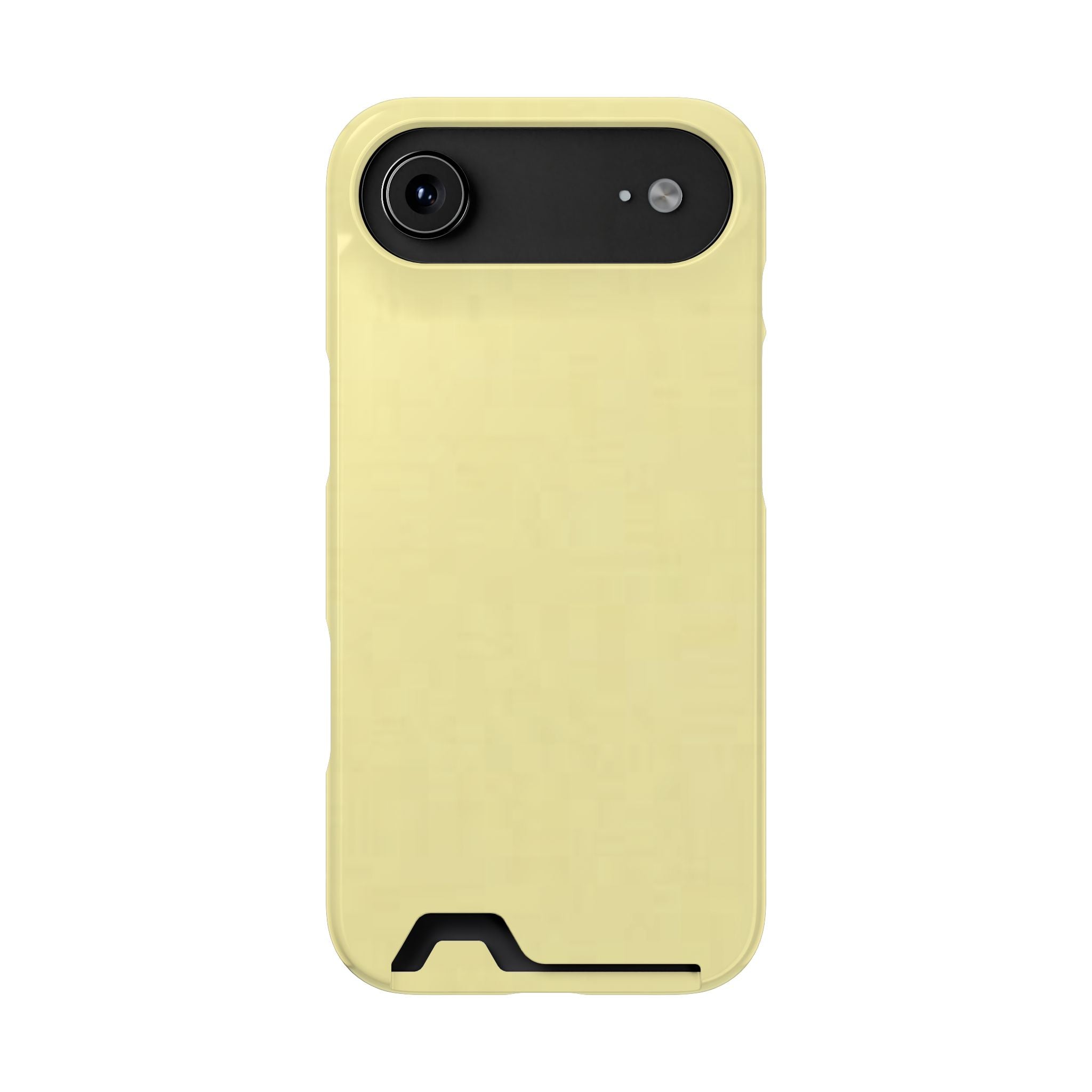 Pale Yellow Card-Holder Phone Case