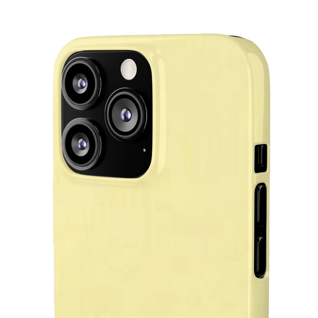 Pale Yellow Snap Phone Case