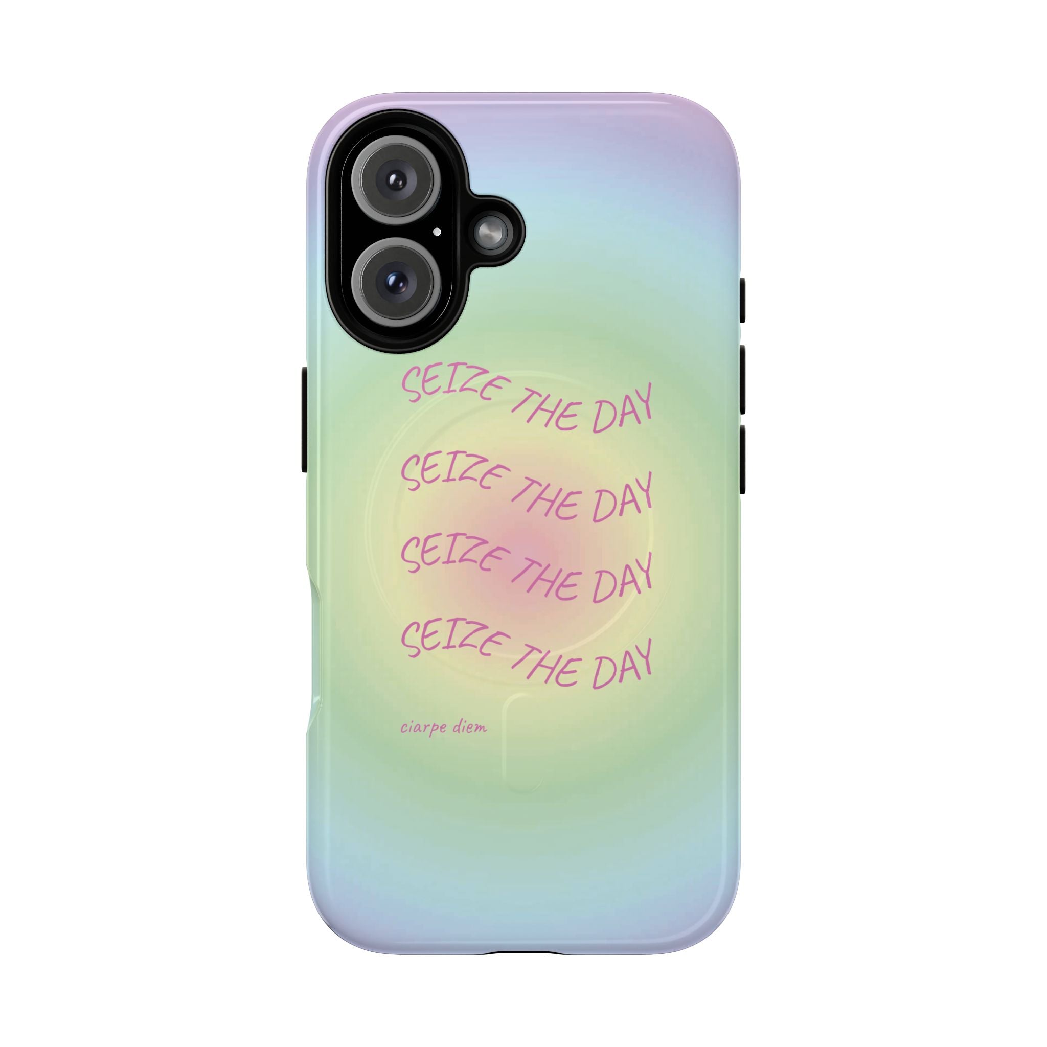 Bermuda Halo Seize The Day Gradient MagSafe Protective Phone Case