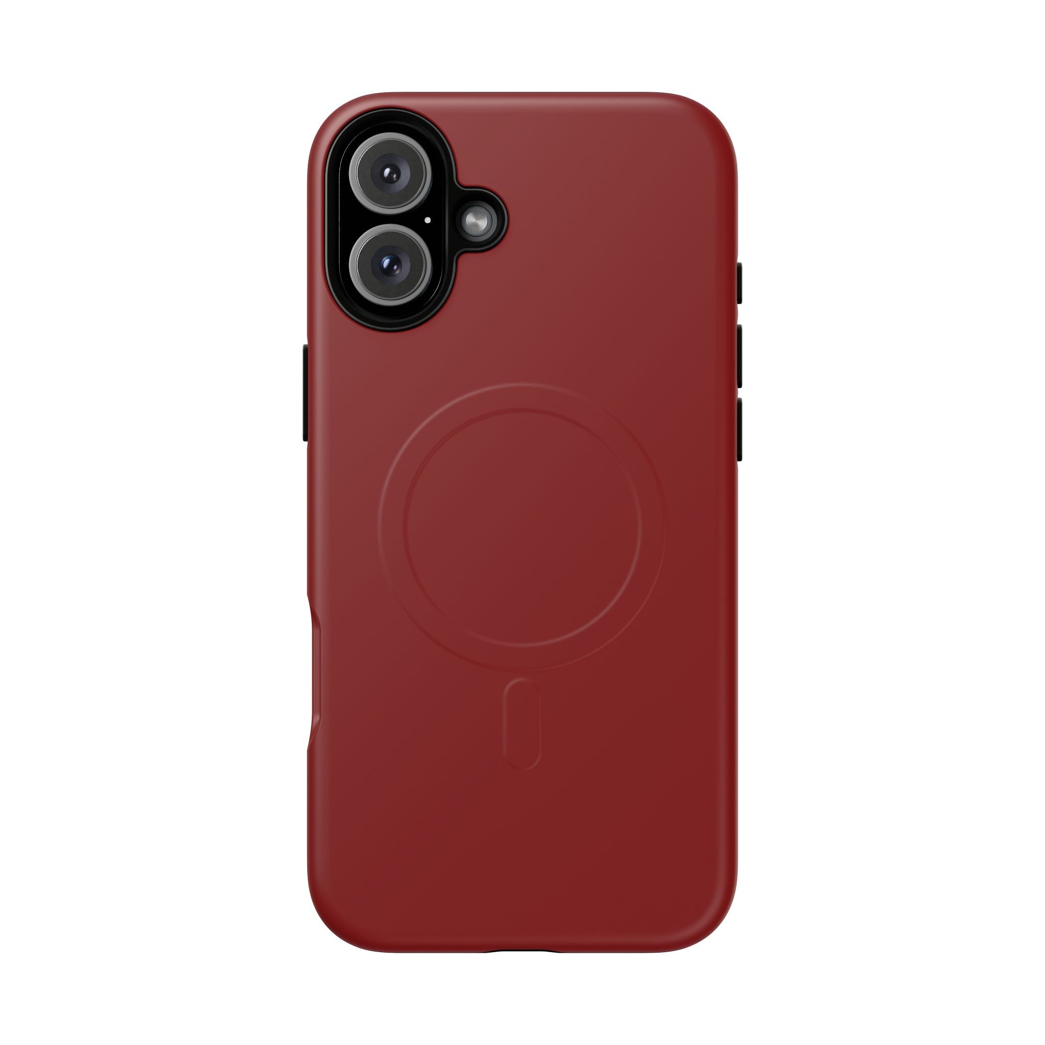 Dark Red MagSafe Protective Phone Case