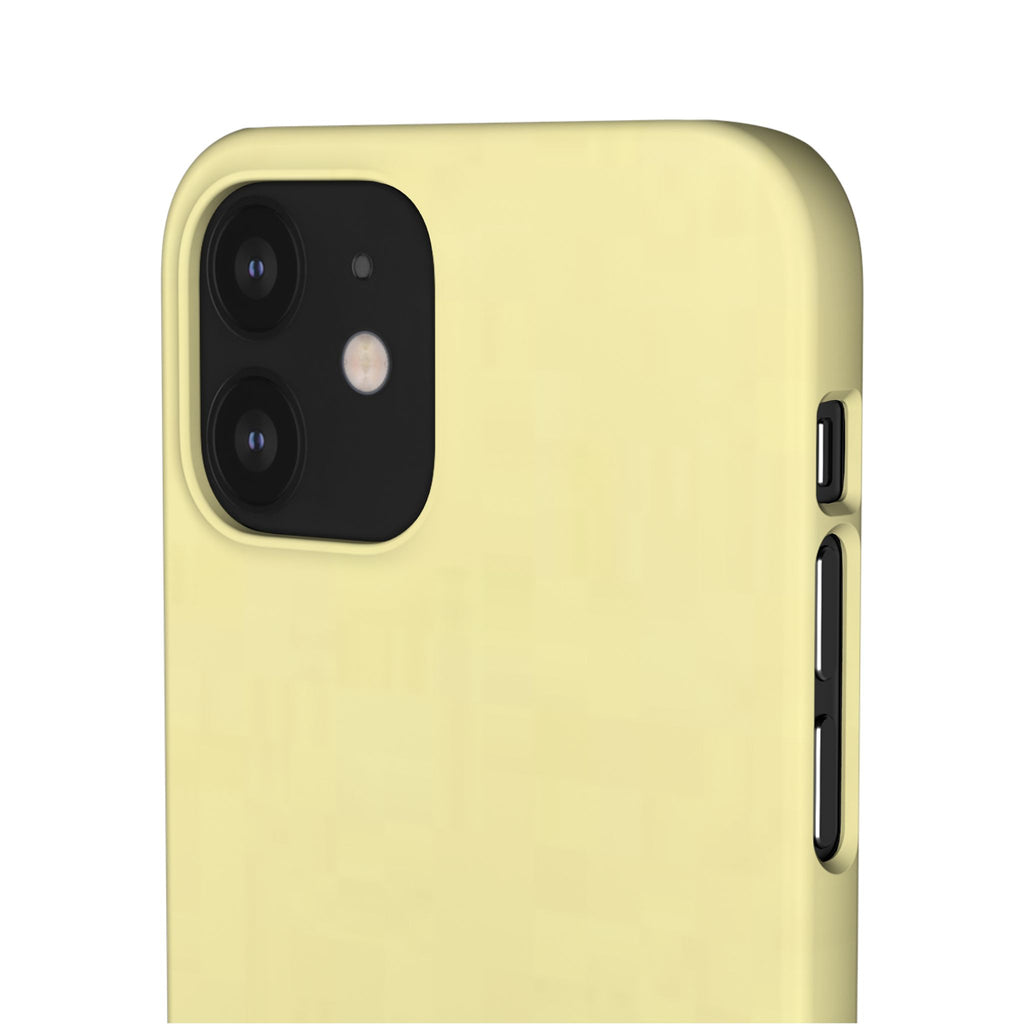 Pale Yellow Snap Phone Case