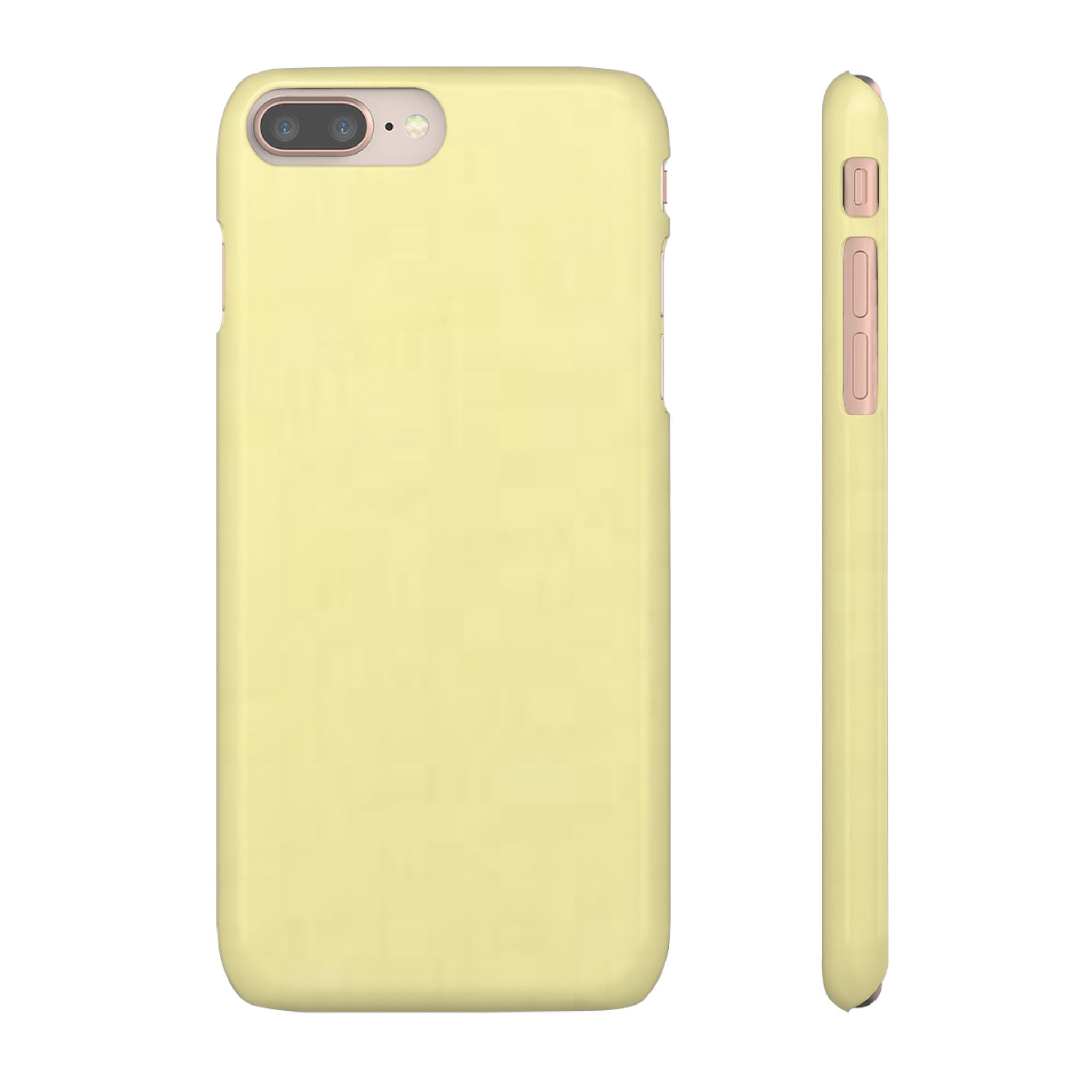 Pale Yellow Snap Phone Case