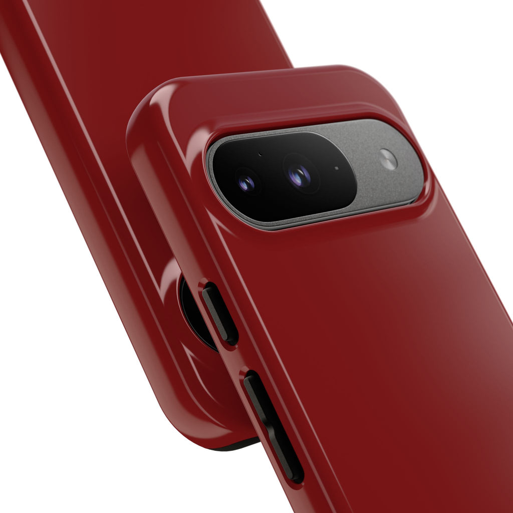 Dark Red Protective Phone Case