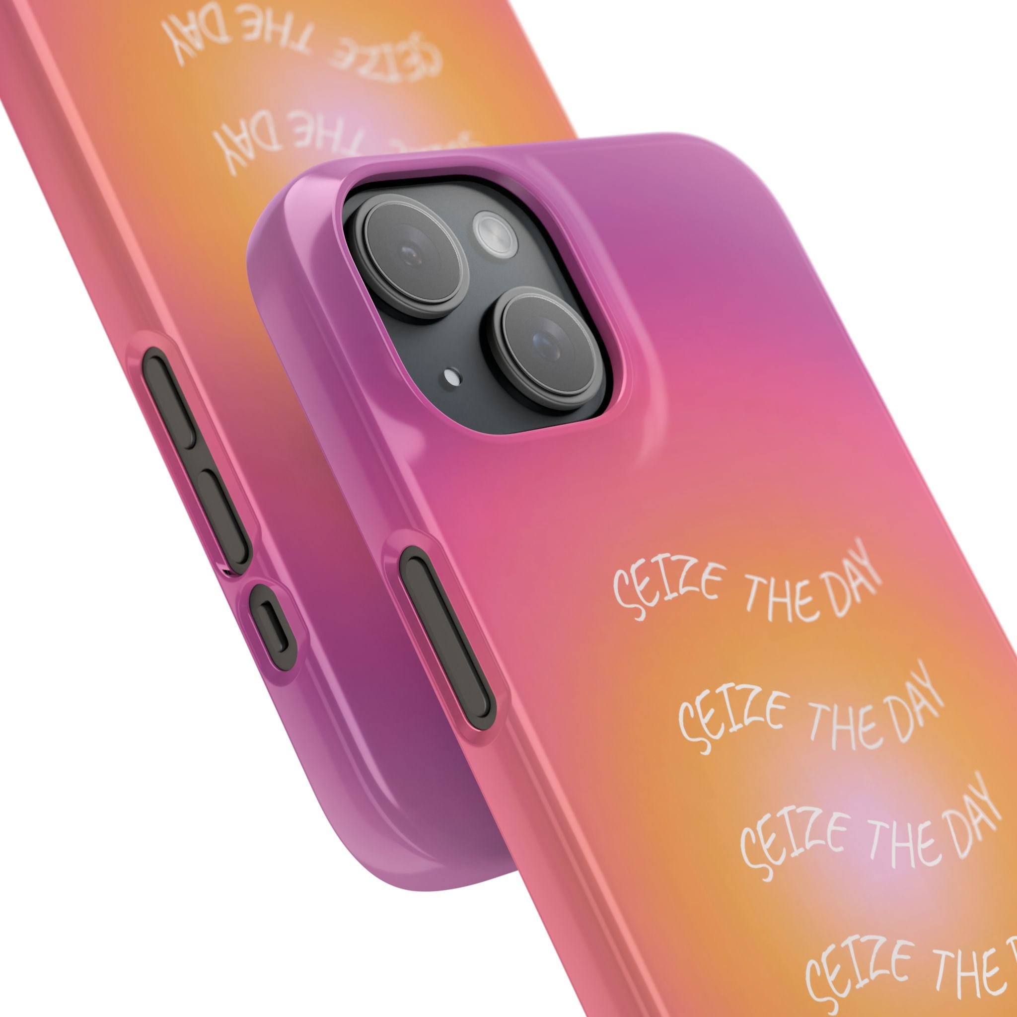 Carpe Diem Sunburst Gradient Snap Phone Case