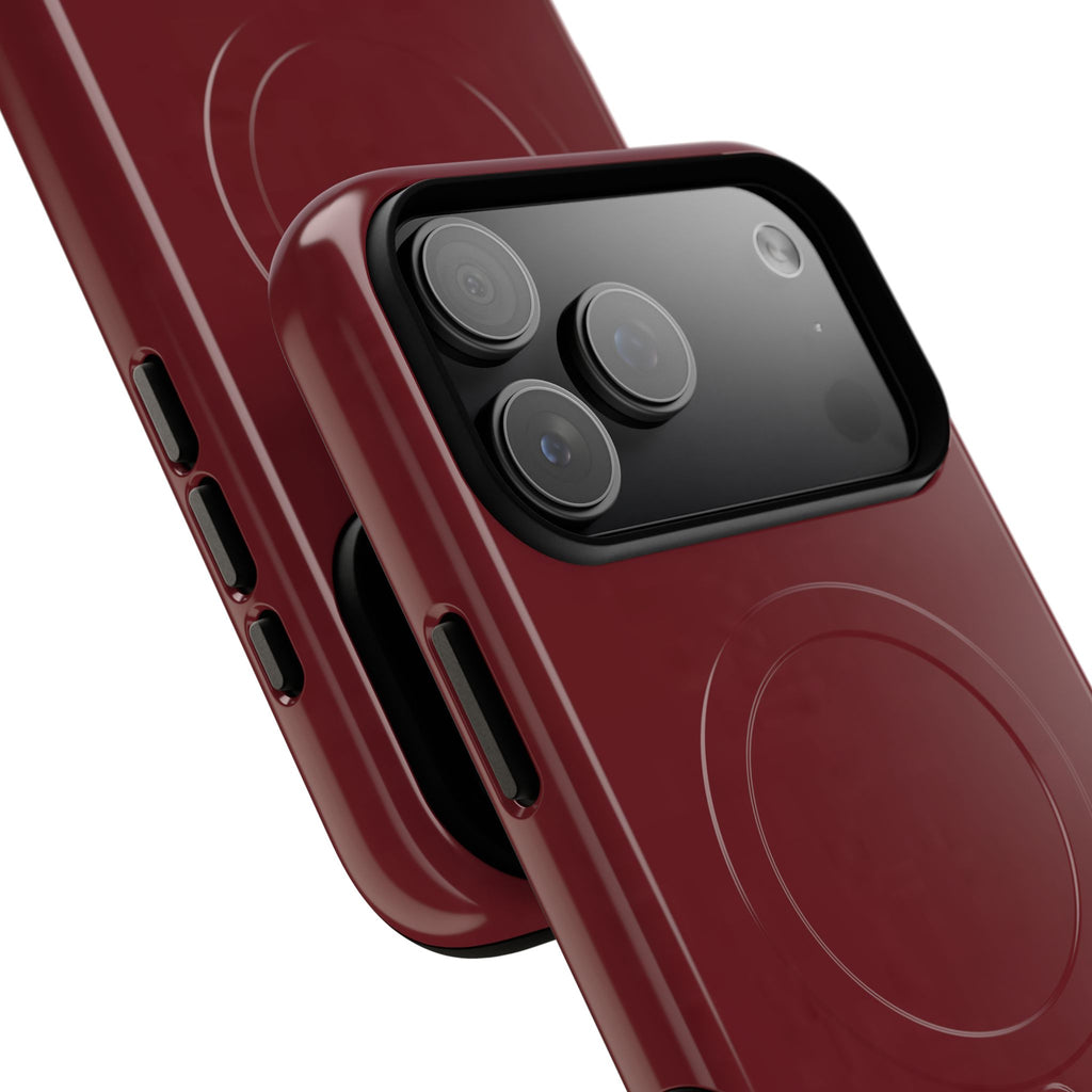 Dark Cherry MagSafe Protective Phone Case