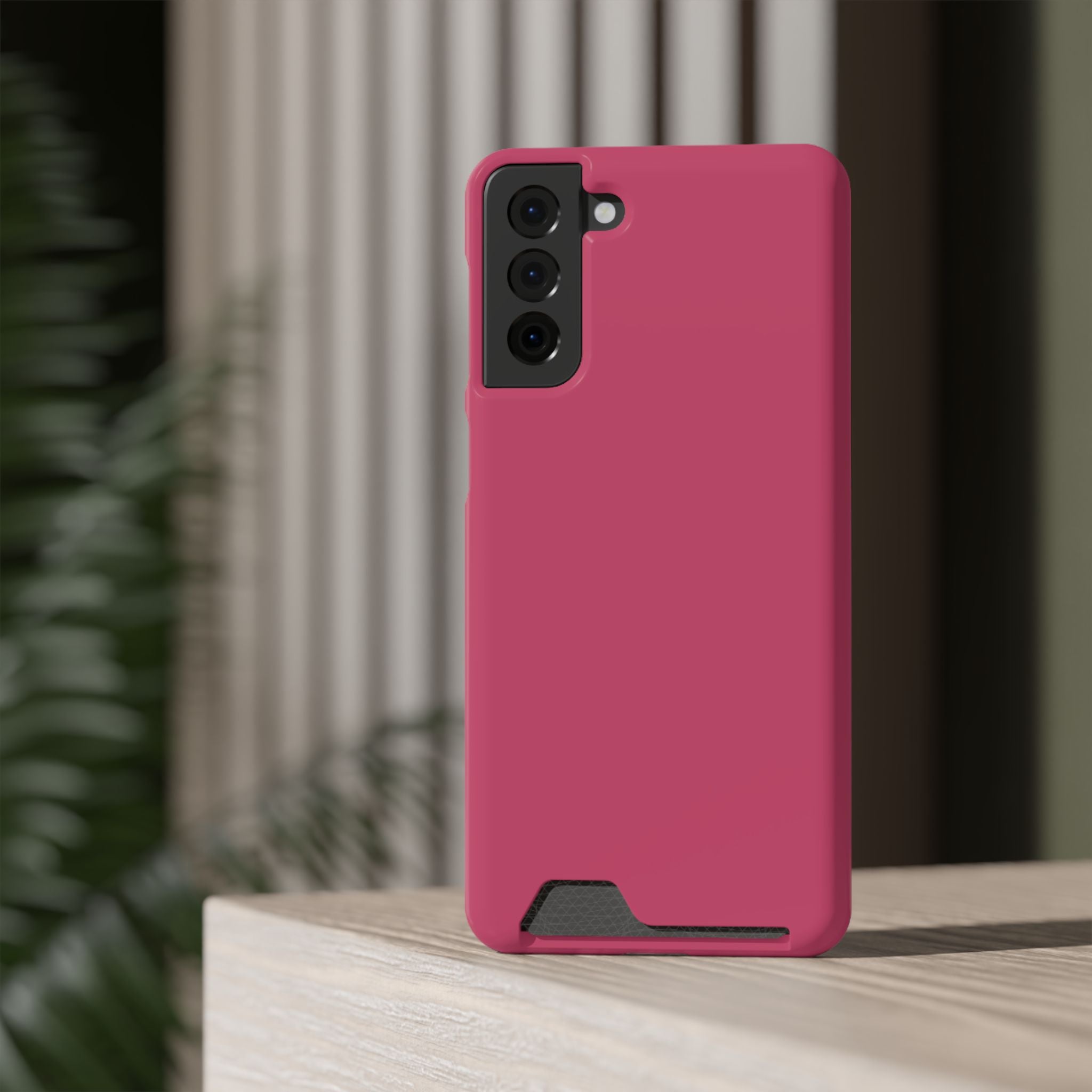 Raspberry Card Holder Phone Case