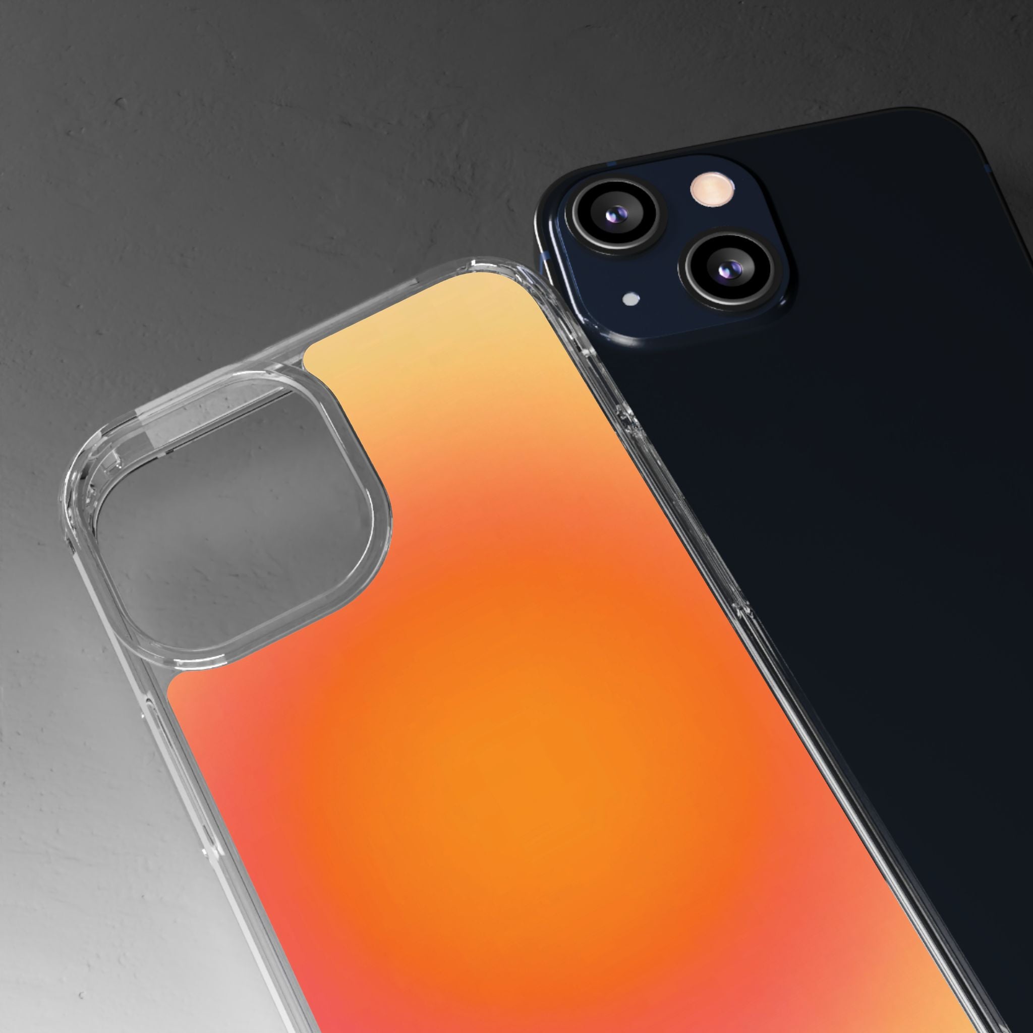 Clear Sunburst Protective Phone Case