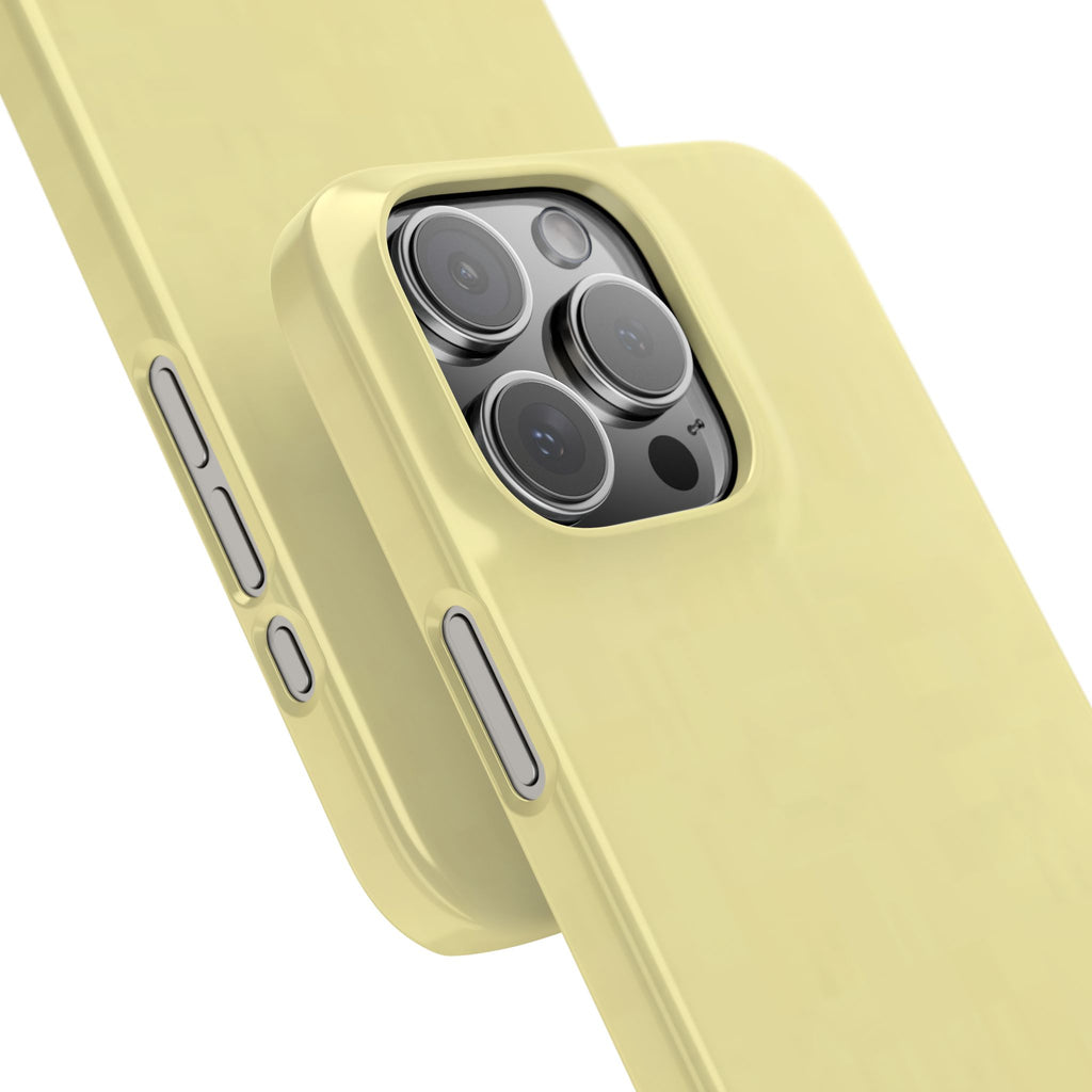Pale Yellow Snap Phone Case