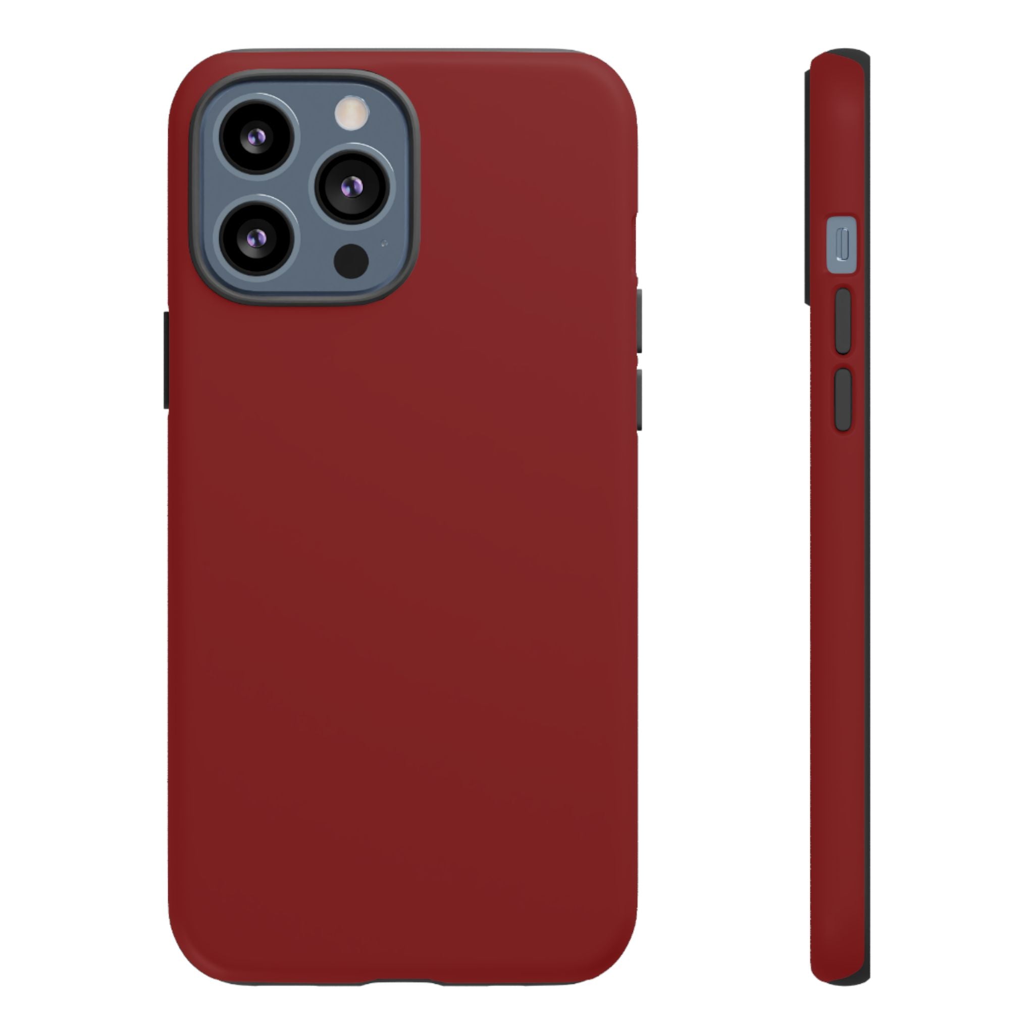 Dark Red Protective Phone Case