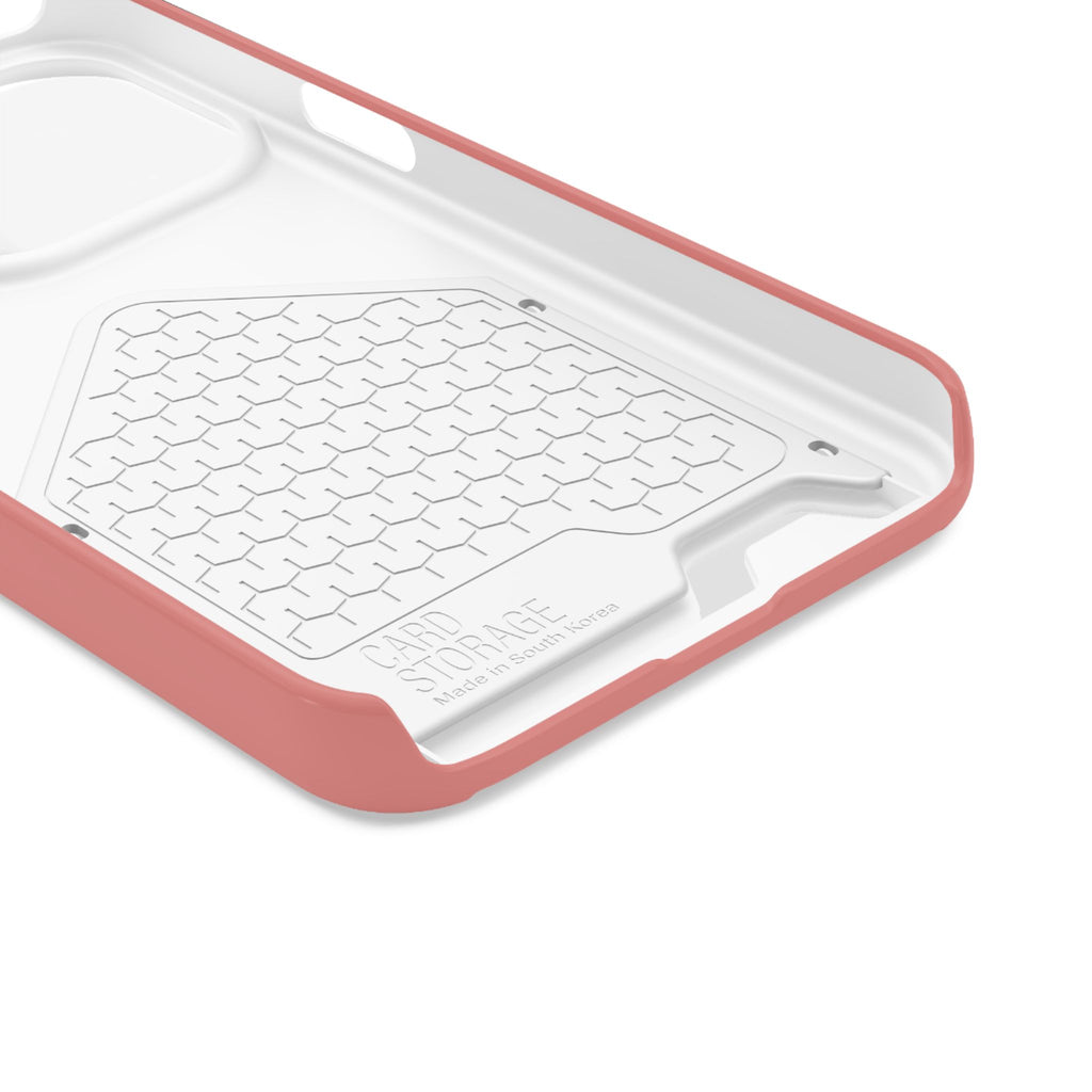 Frosty Pink Card Holder Phone Case