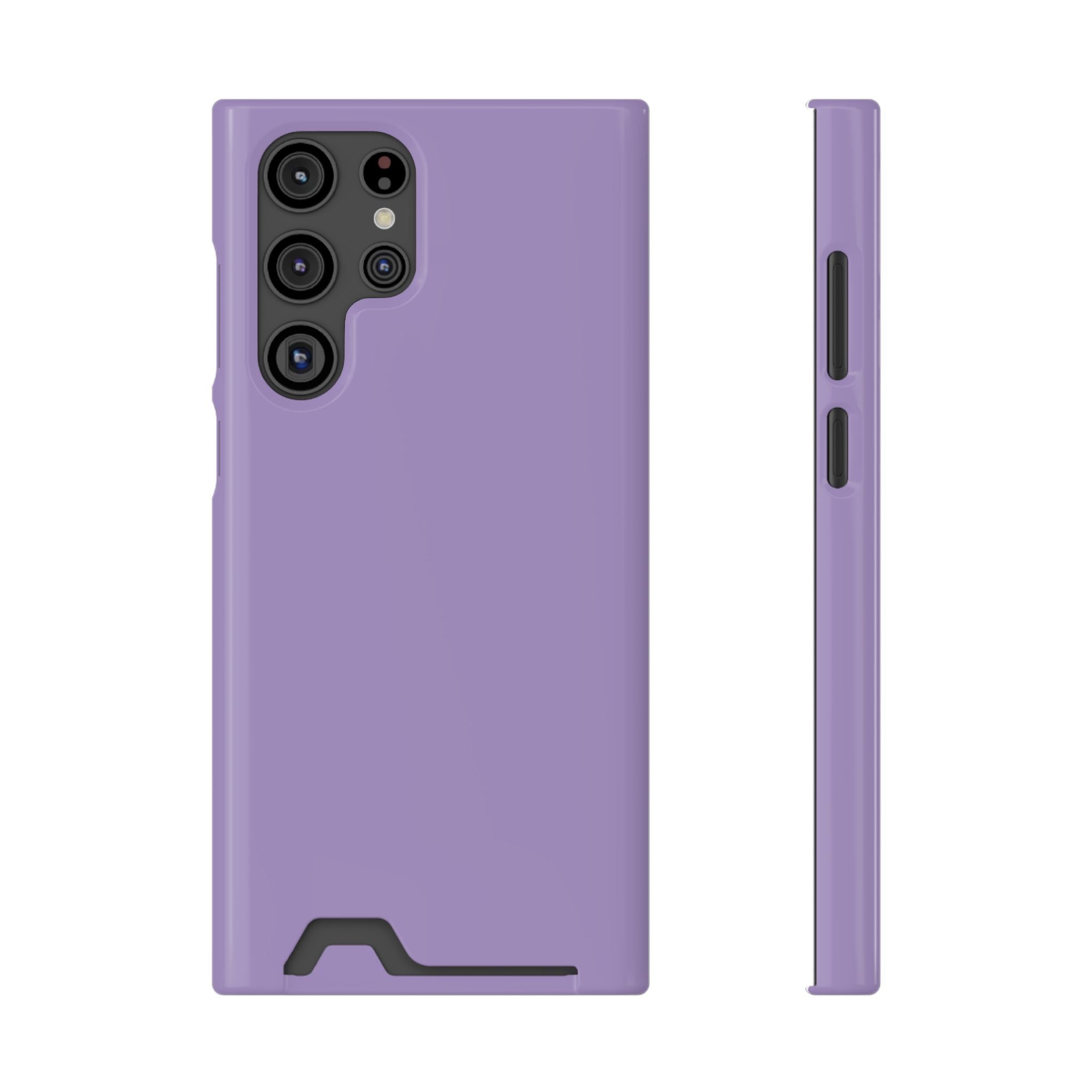 Lilac Card Holder Phone Case