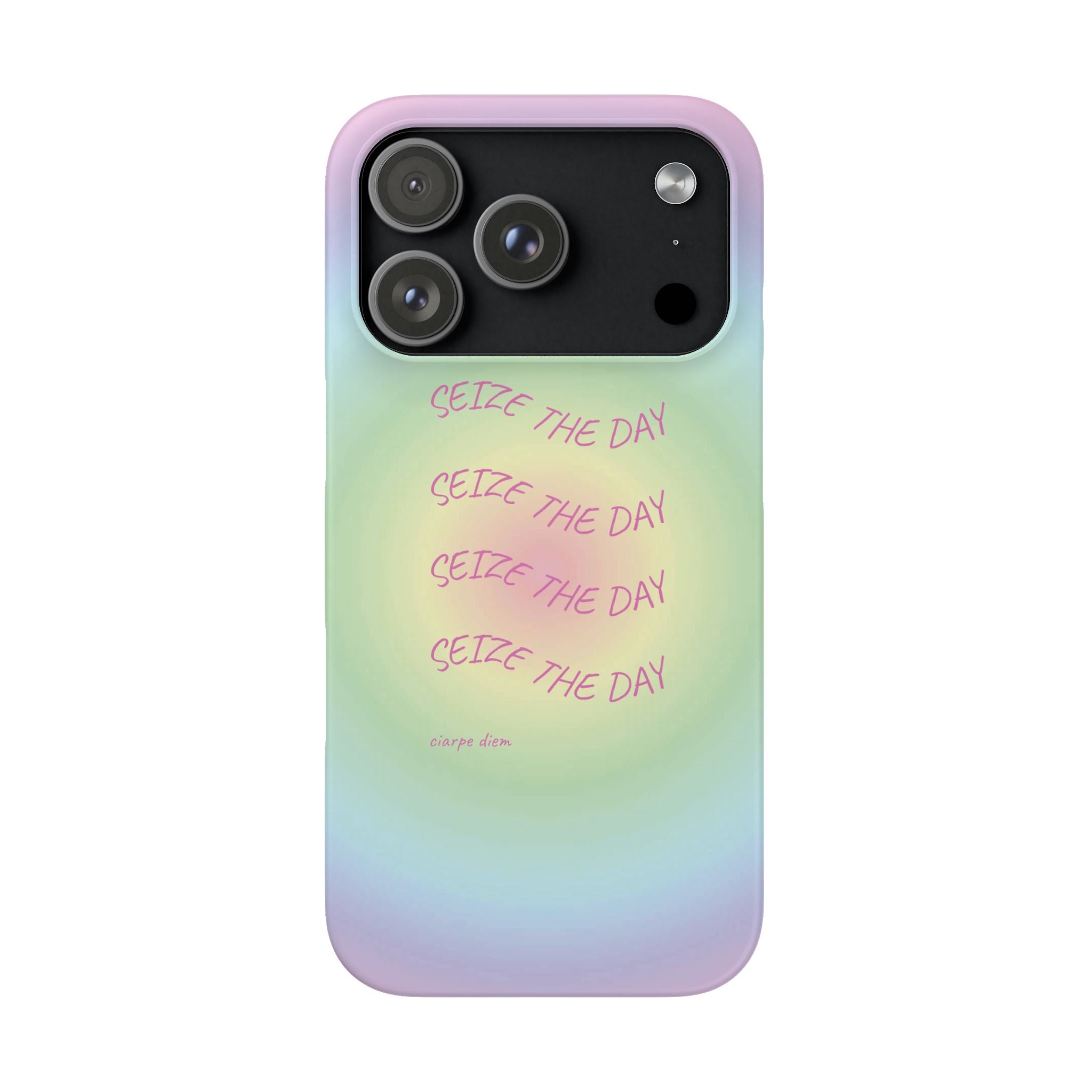 Carpe Diem Bermuda Halo Gradient Snap Phone Case