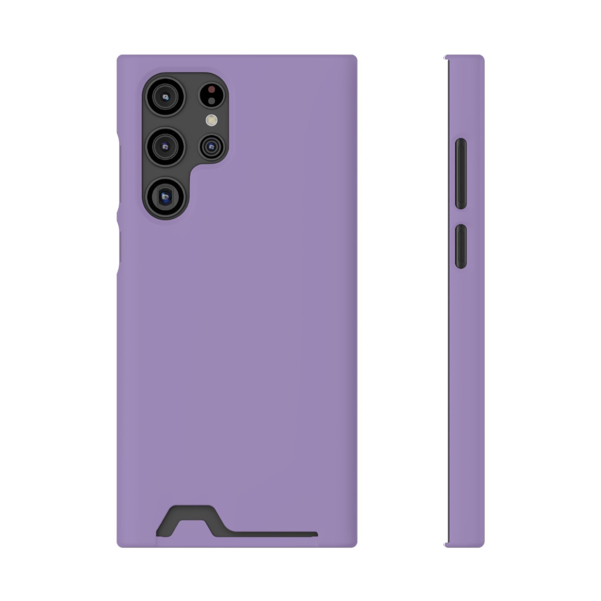 Lilac Card Holder Phone Case