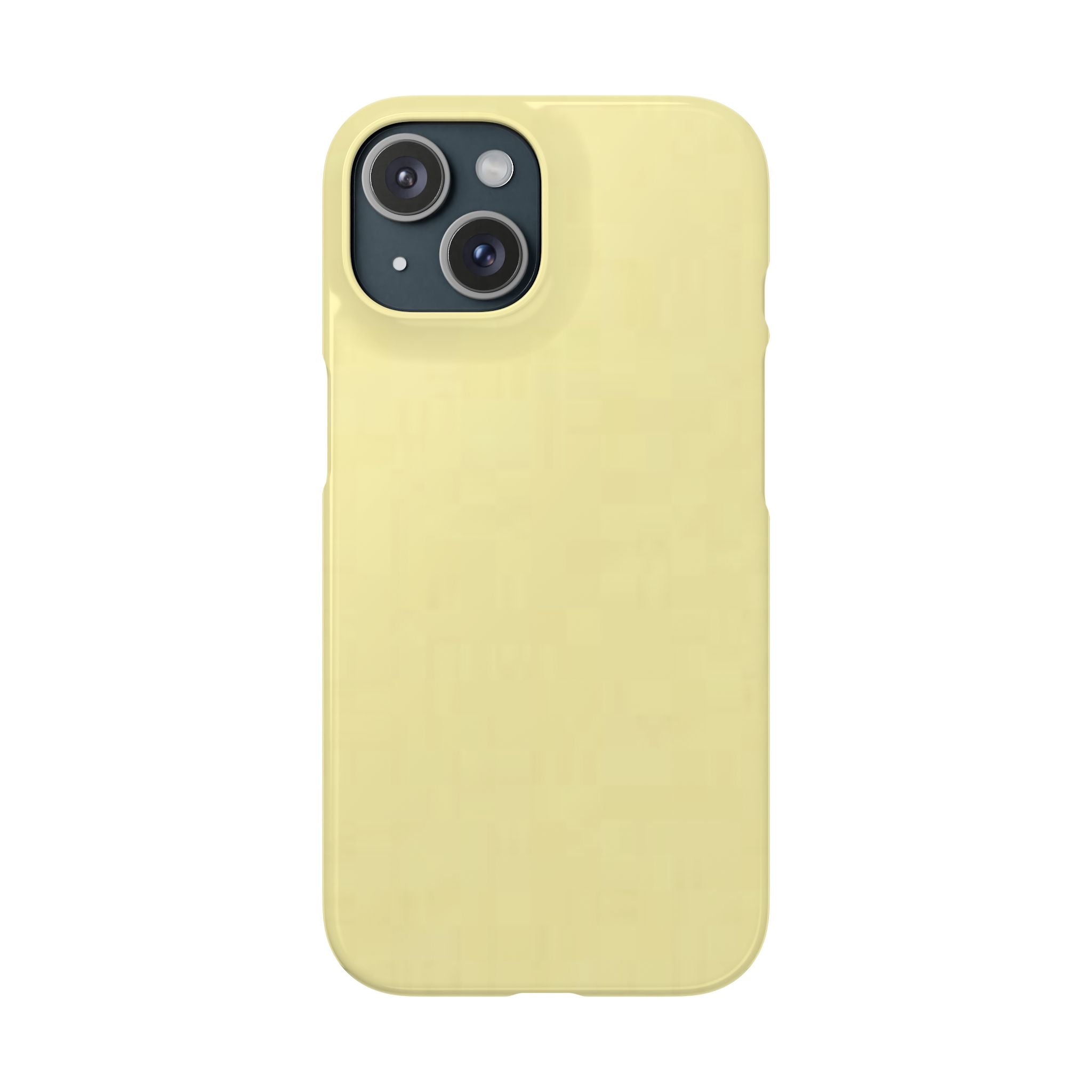 Pale Yellow Snap Phone Case