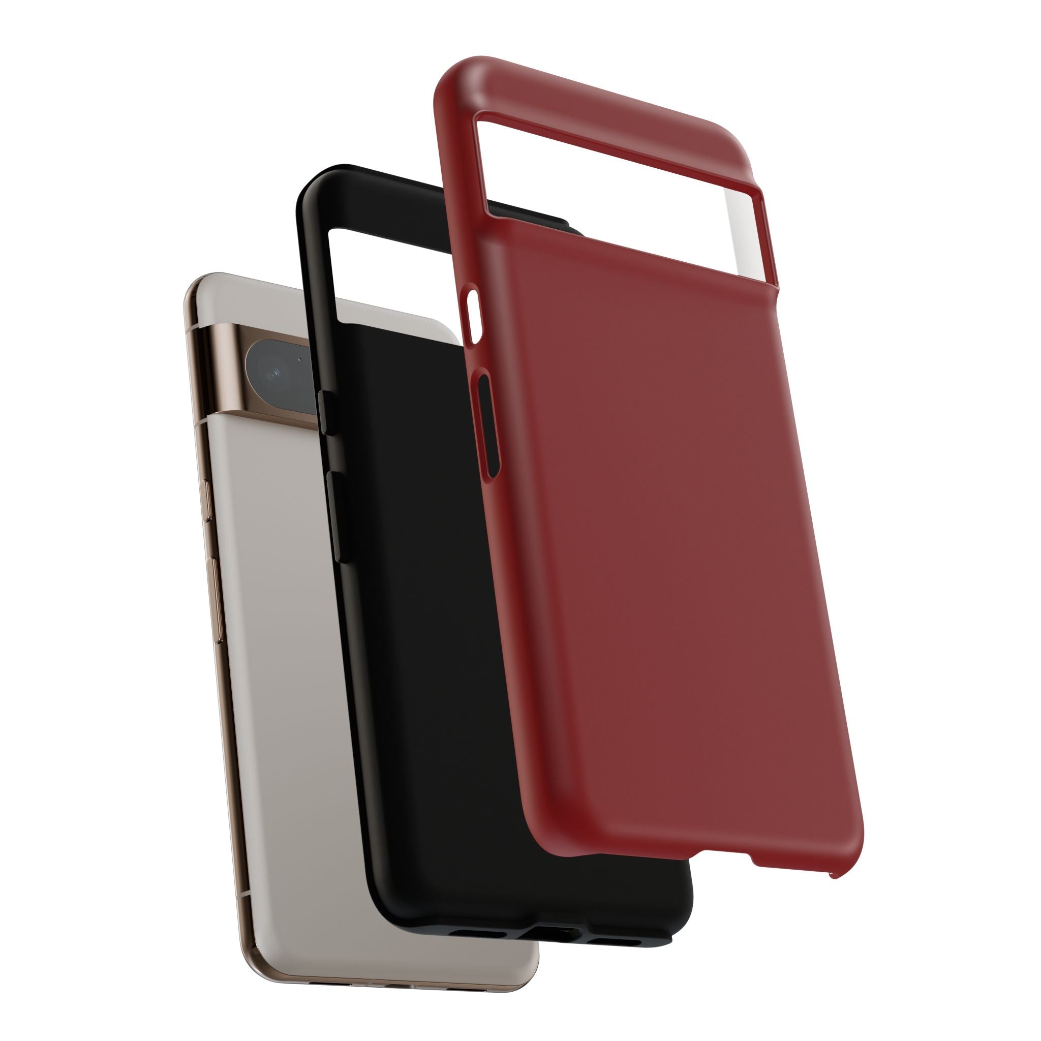 Dark Red Protective Phone Case