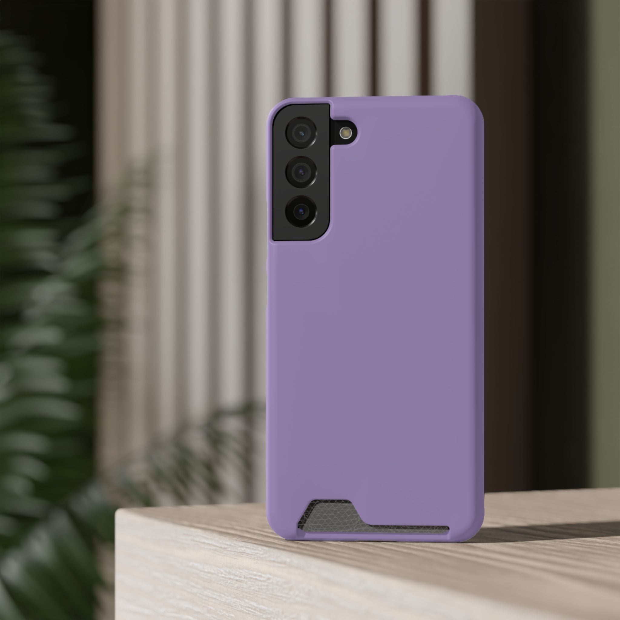 Lilac Card Holder Phone Case