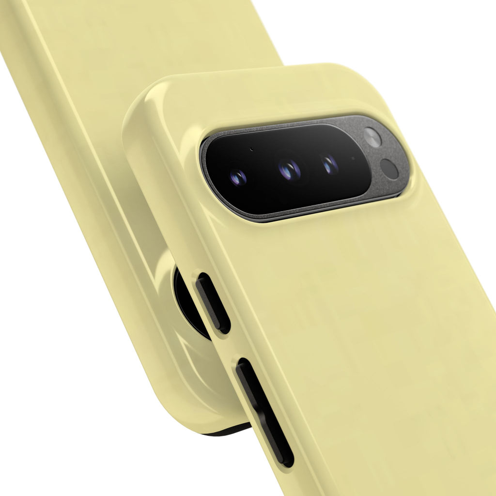 Pale Yellow Protective Phone Case
