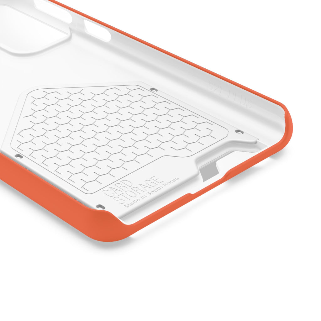 Orange Card-Holder Phone Case