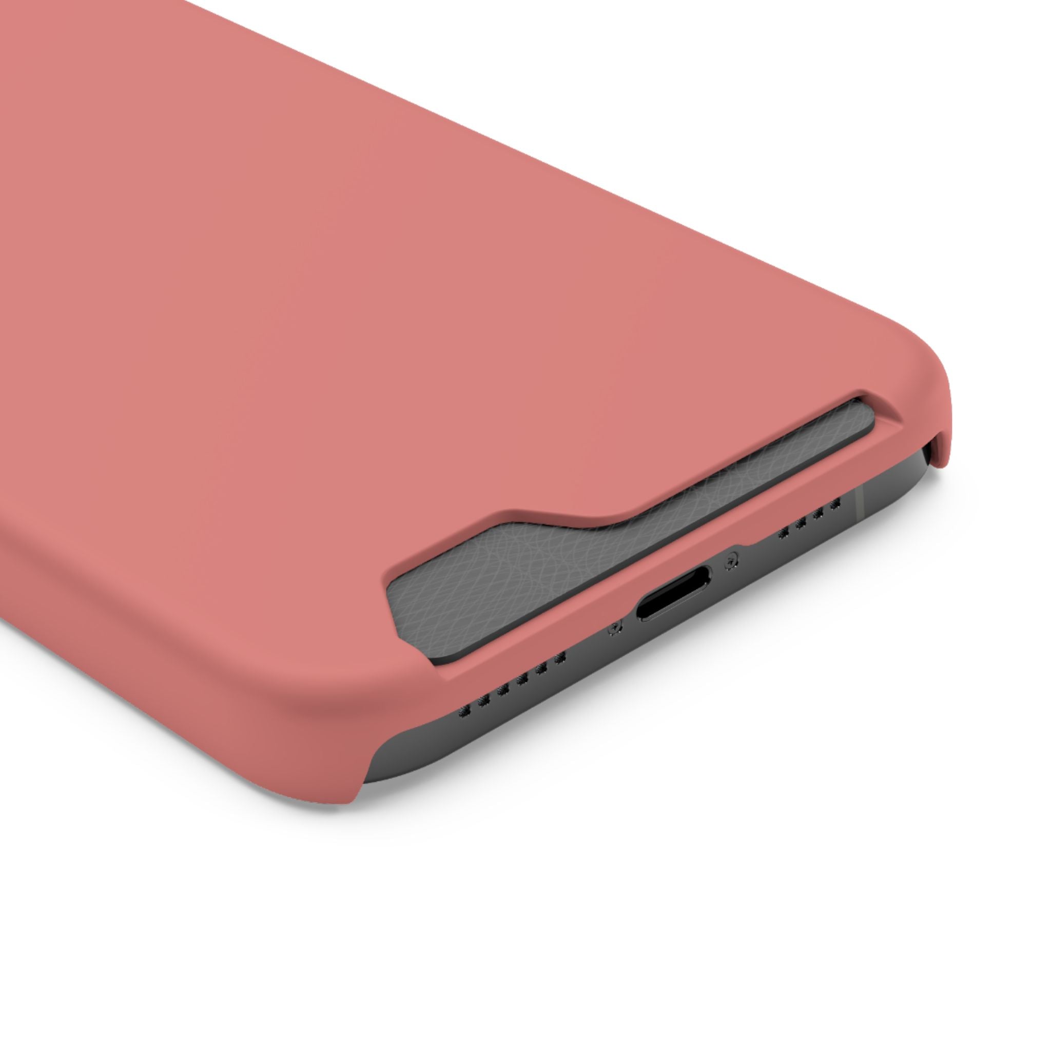 Frosty Pink Card Holder Phone Case