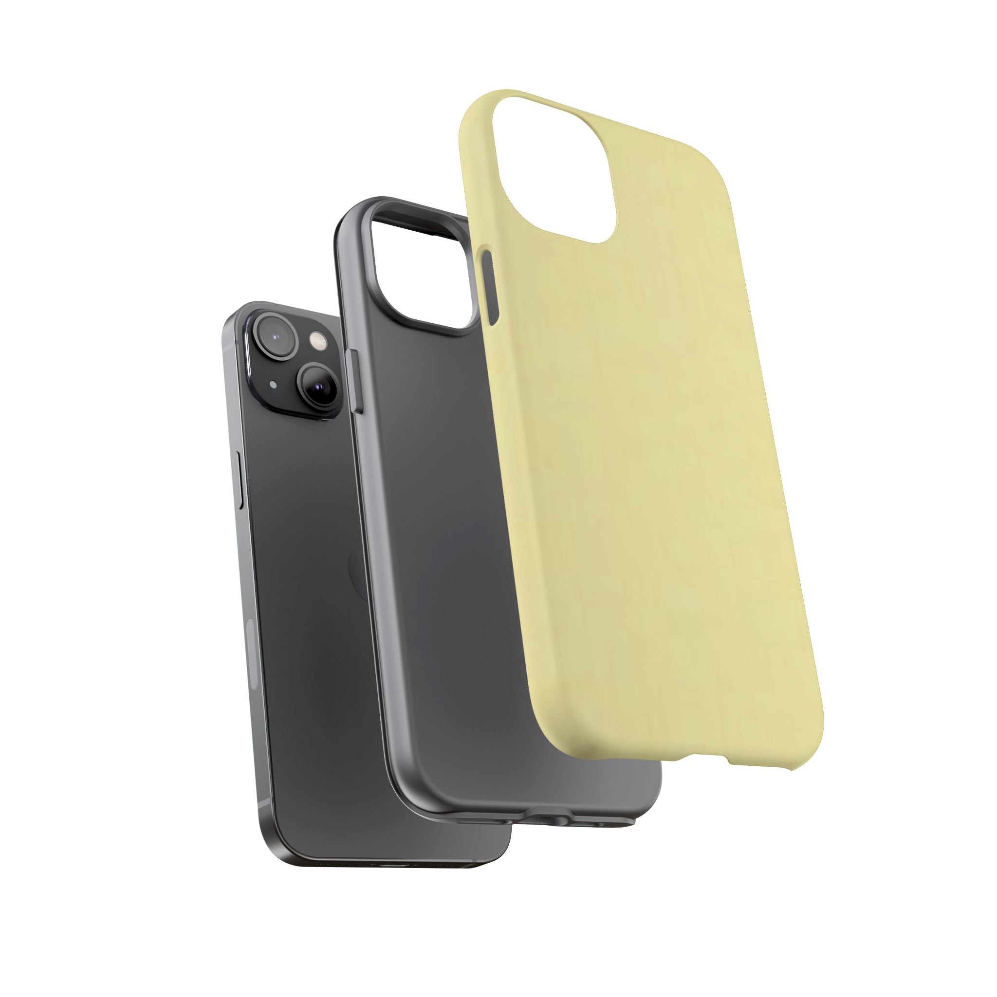 Pale Yellow Protective Phone Case