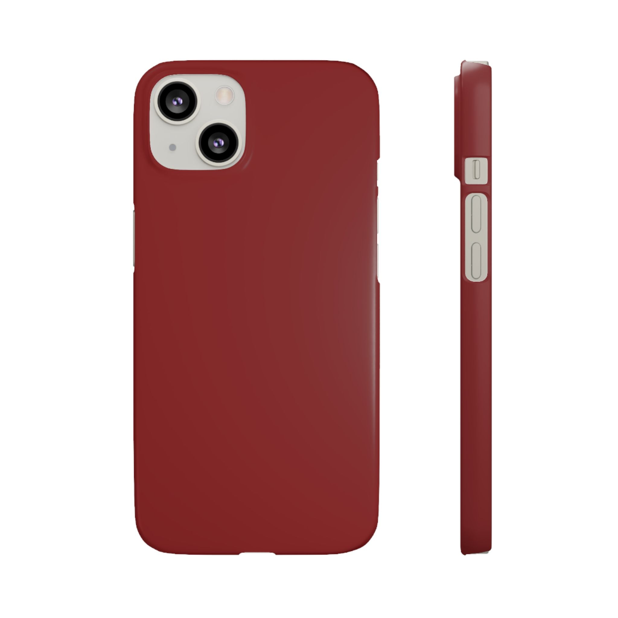 Dark Red Snap Phone Case