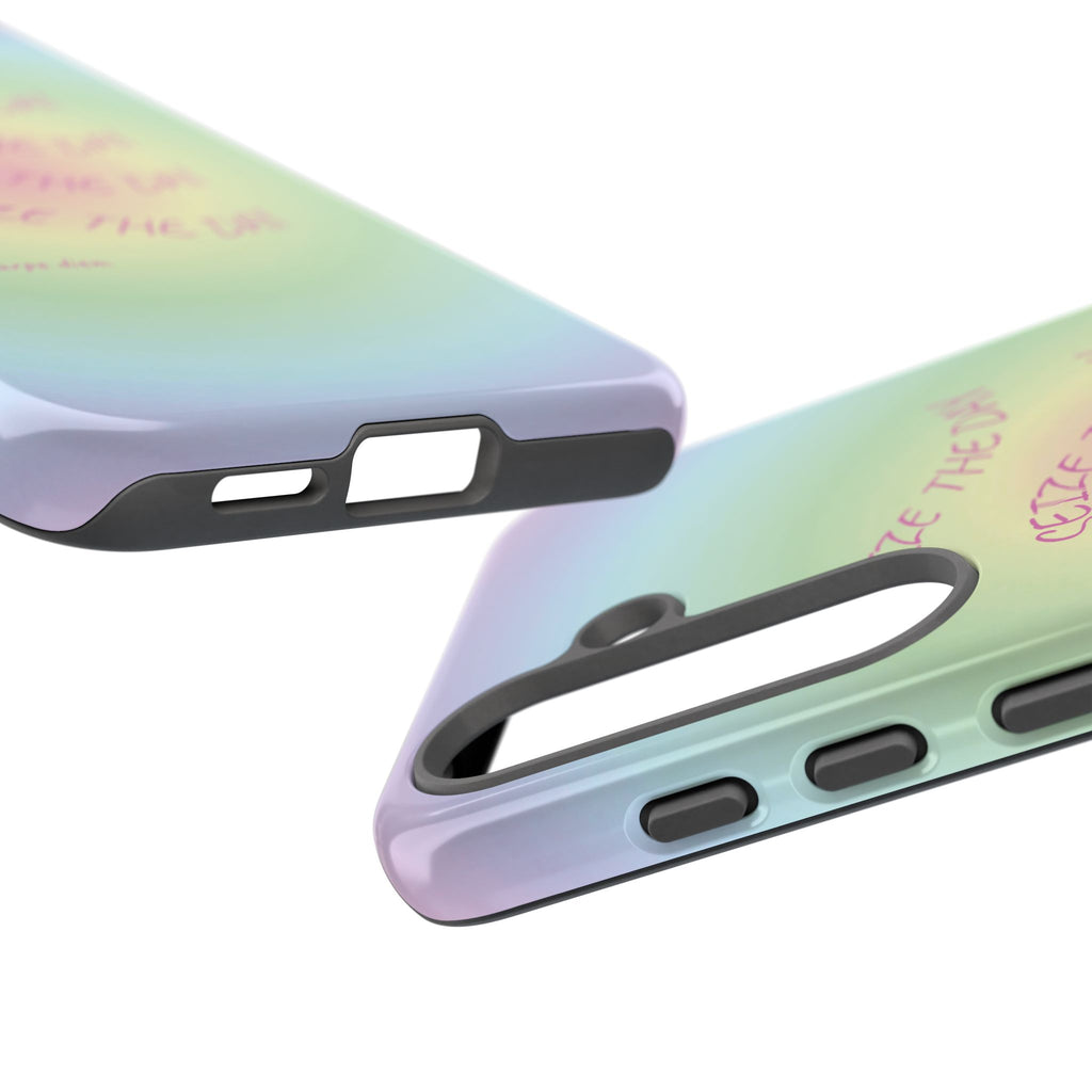 Bermuda Halo Seize The Day Pastel Gradient Tough Phone Case