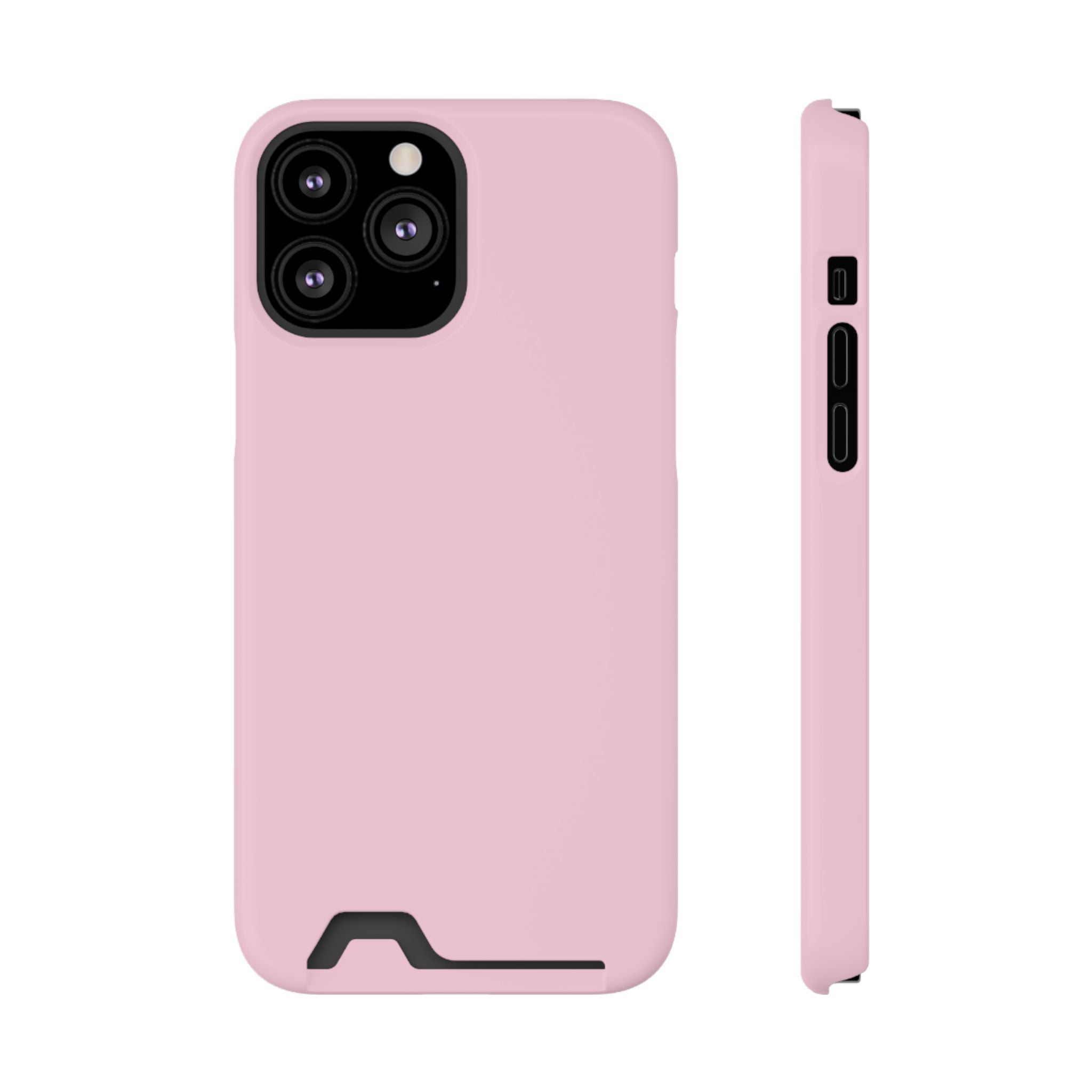 Pale Pink Card-Holder Phone Case