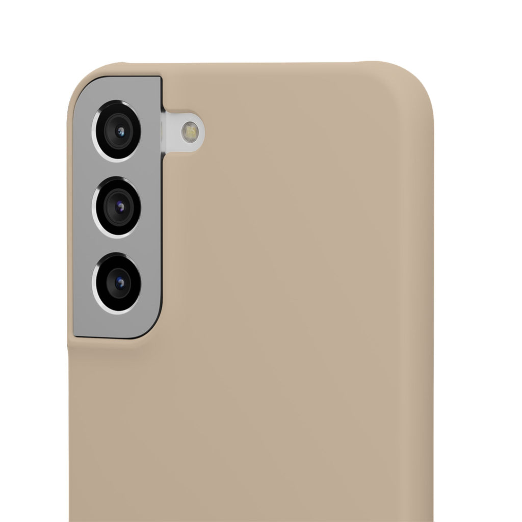 Beige Snap Phone Case
