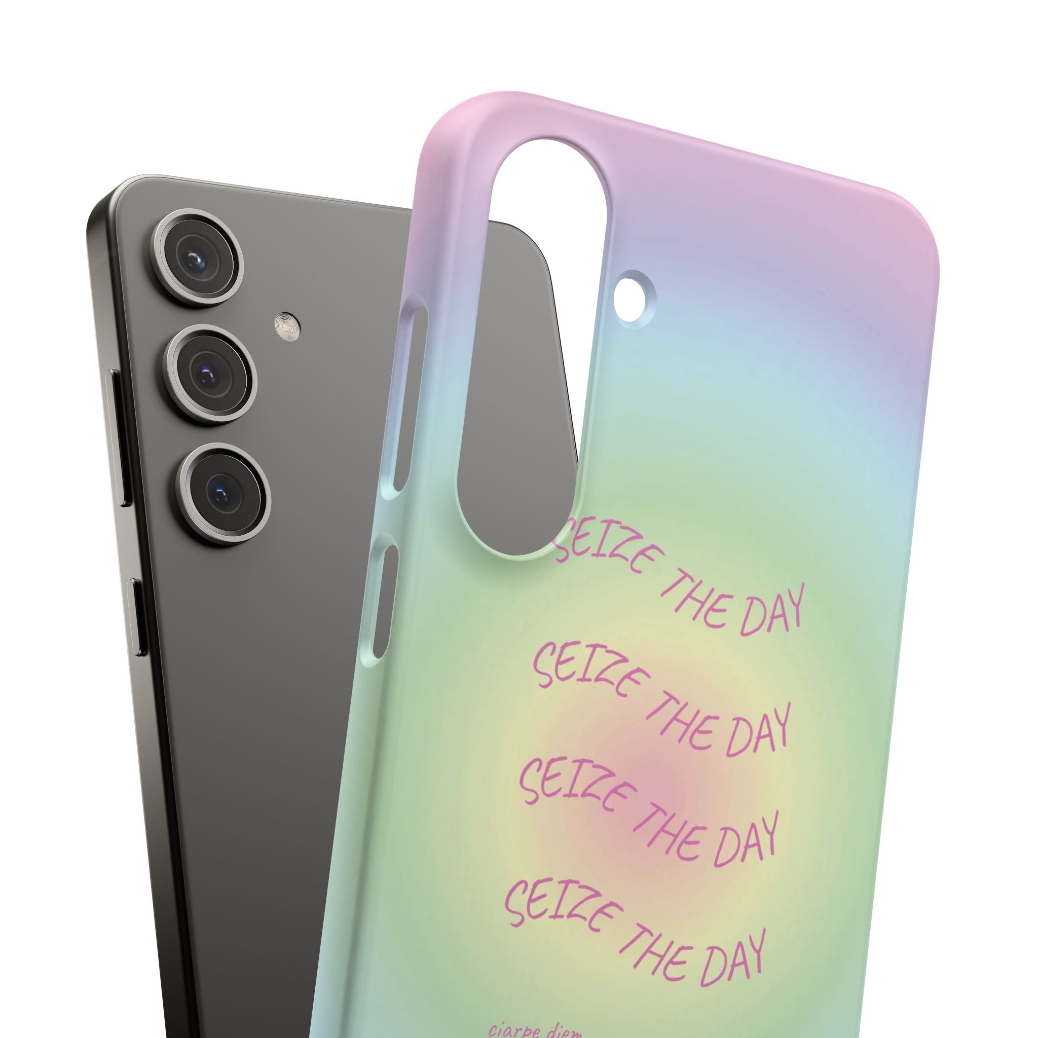 Carpe Diem Bermuda Halo Gradient Snap Phone Case