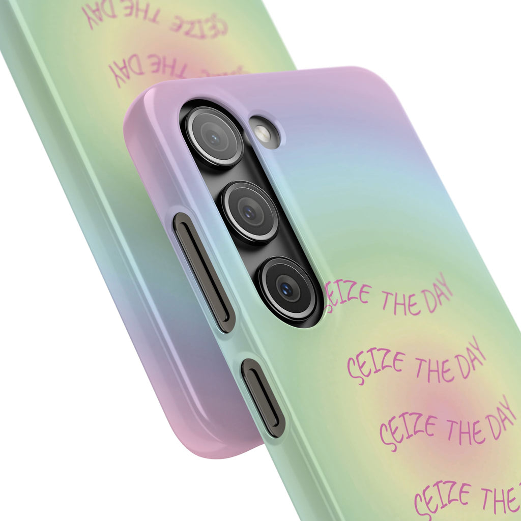 Carpe Diem Bermuda Halo Gradient Snap Phone Case
