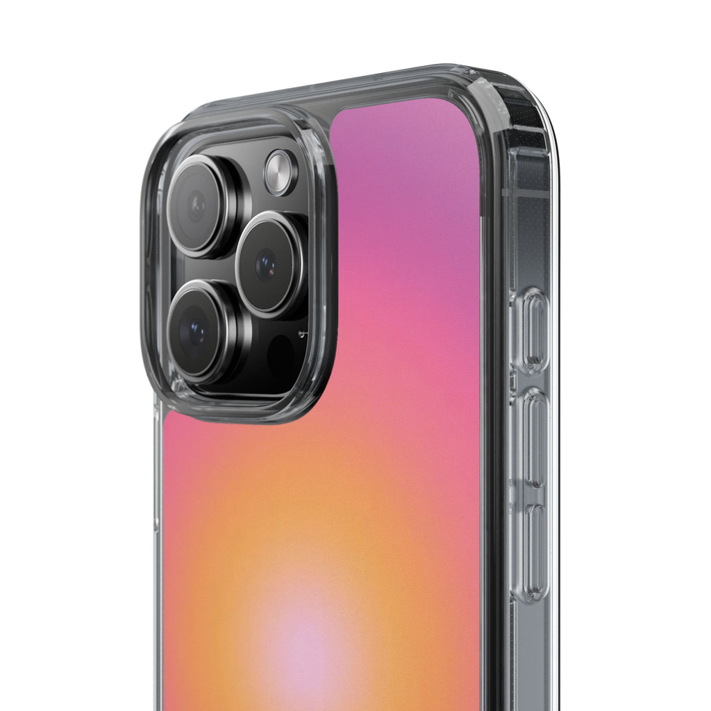 Sunset Gradient Clear Protective Cover